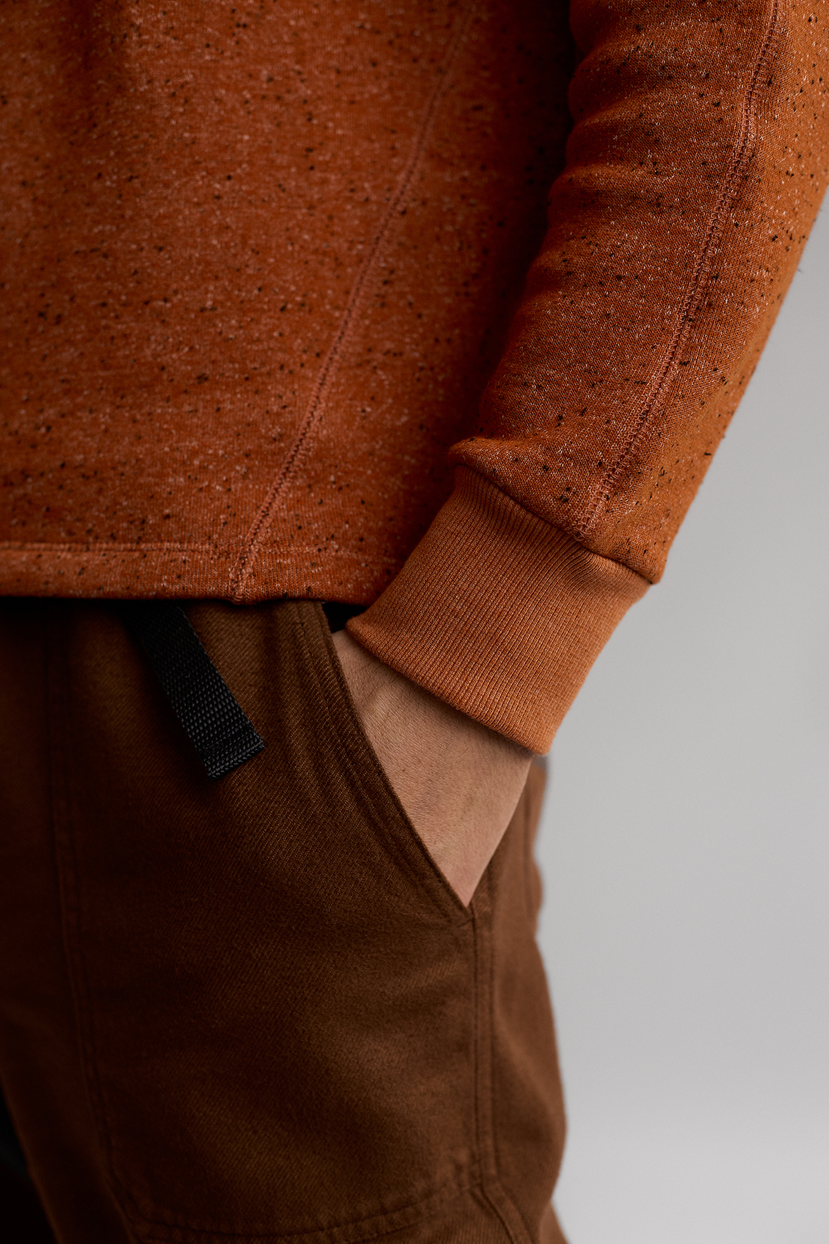 TWOTHIRDS - DUNDRUM Pullover - umber orange