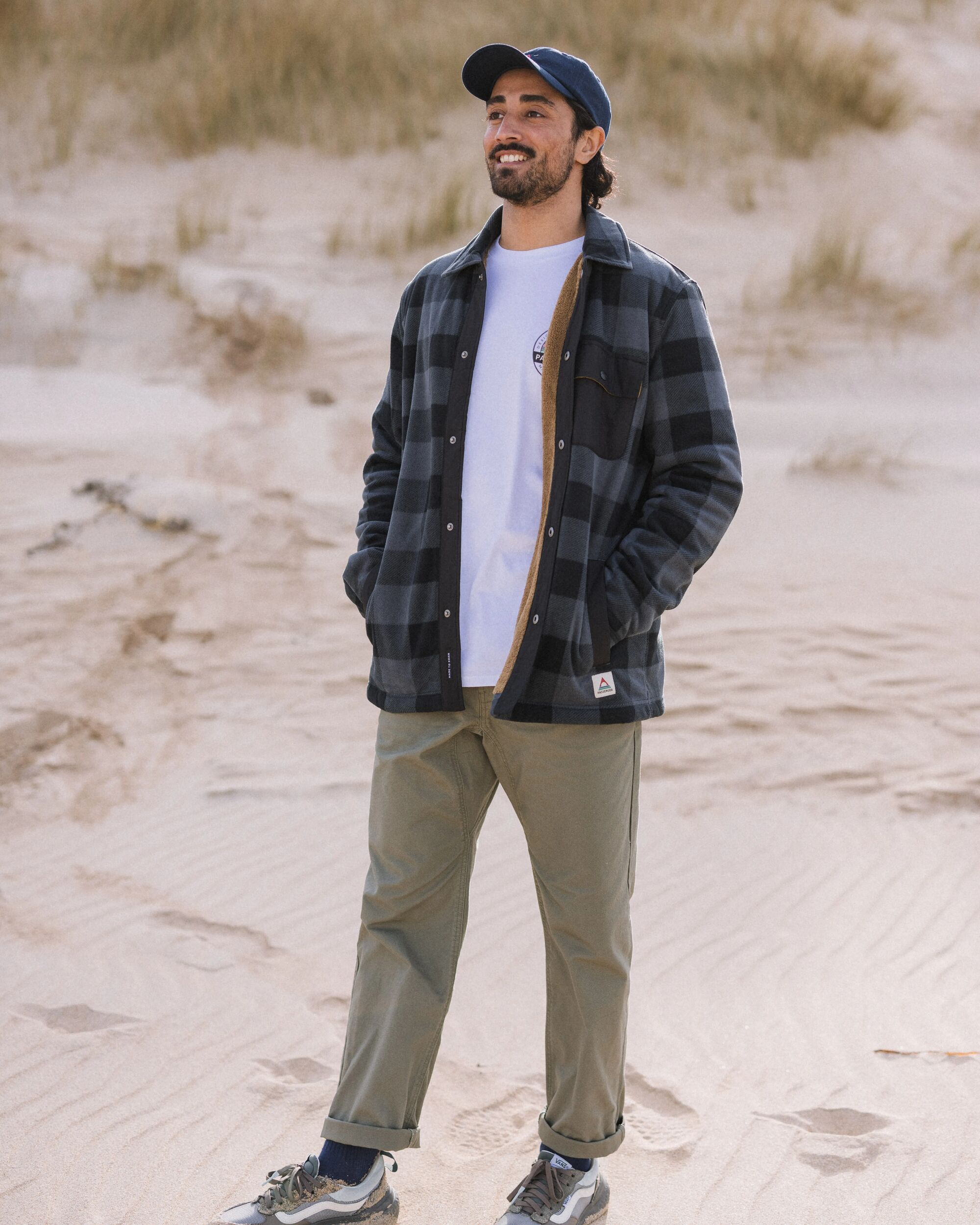 PASSENGER - FIRELIGHT SHERPA LINED OVERSHIRT Jacke storm grey buffalo