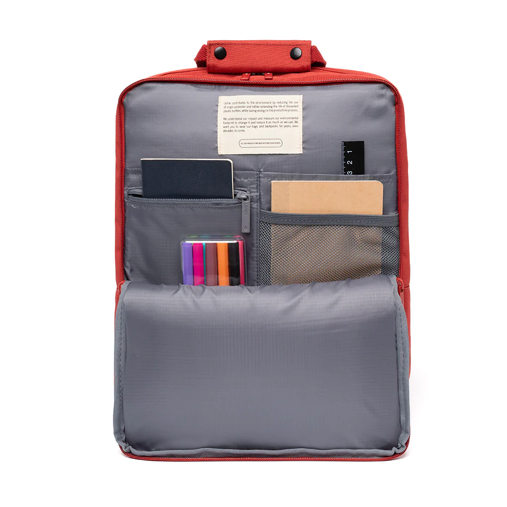 LEFRIK - DAILY SMART 13" Rucksack - Red