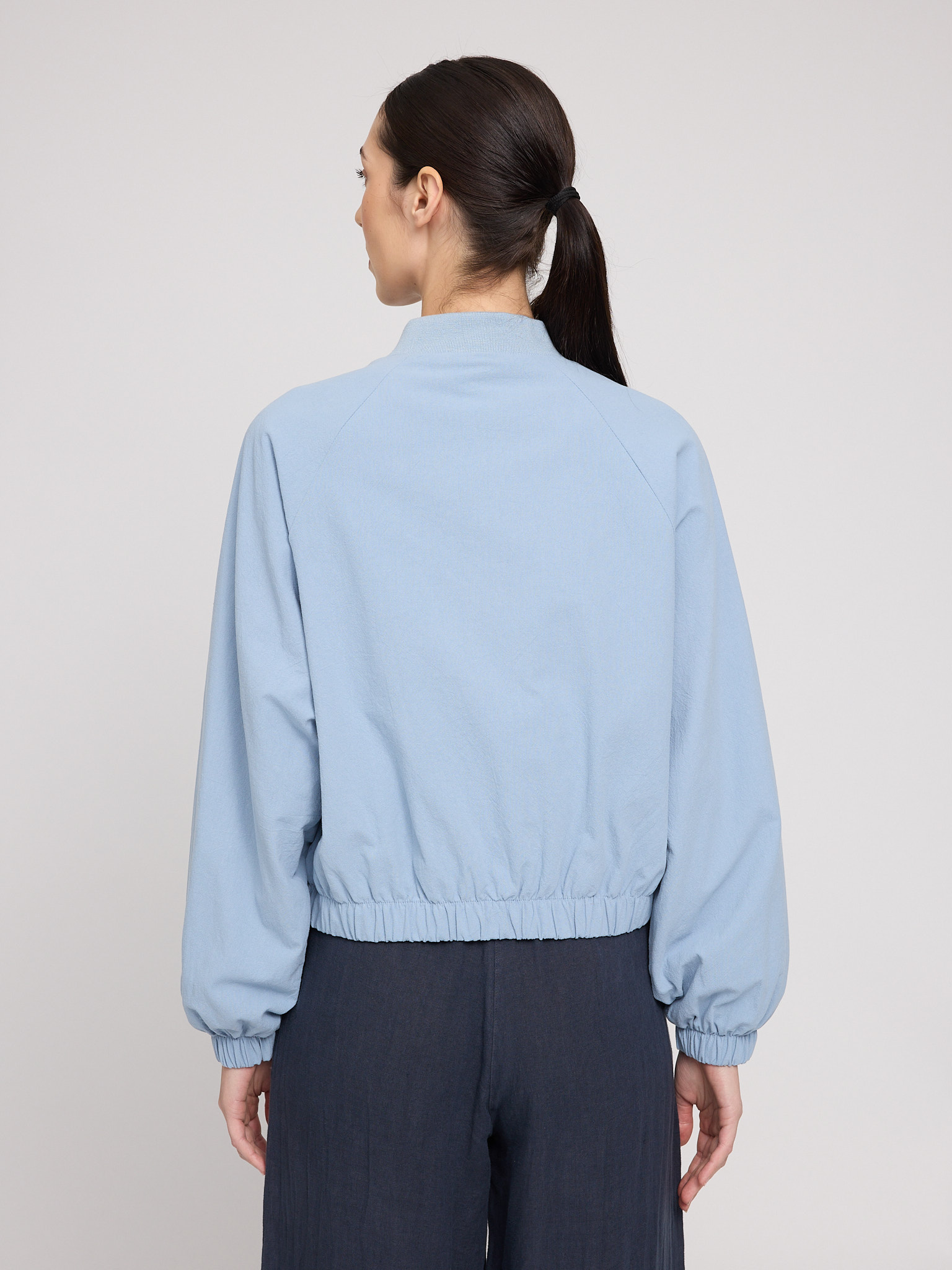 MAZINE - MARTA SHORT COTTON BOMBER Jacke light blue