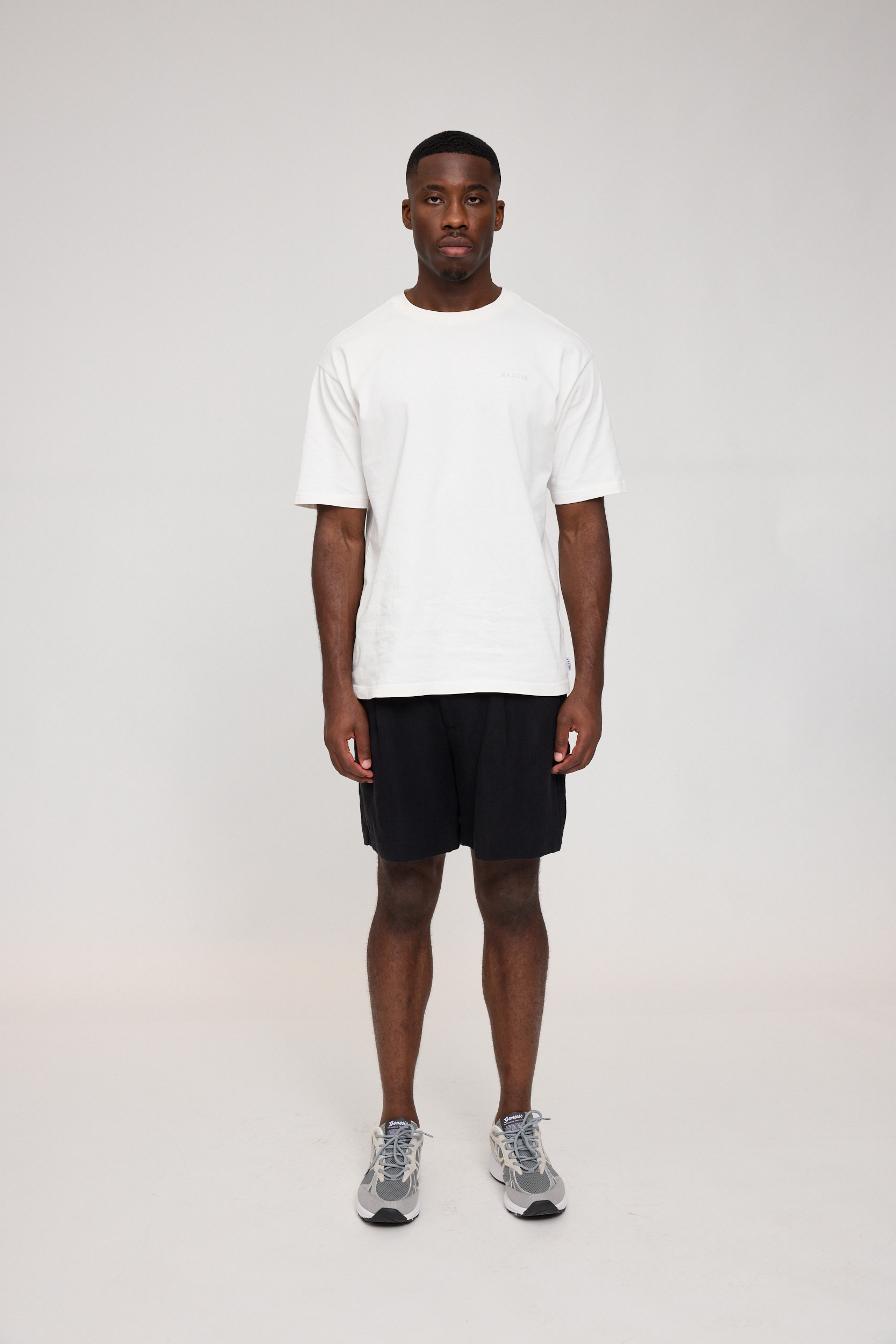 LINEN BERMUDA SHORTS MZTR14 Hose black