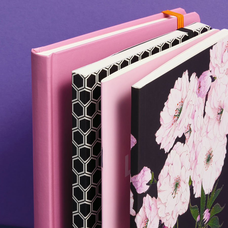 CEDON - De Luxe Cherry Blossom Heft A5 - black