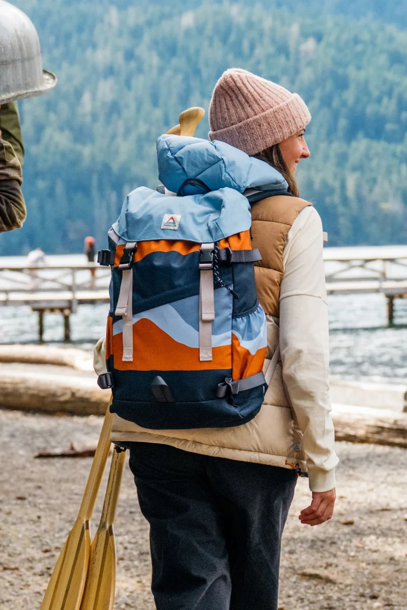 PASSENGER - BOONDOCKER Recycelter 26L Rucksack - scenic faded denim