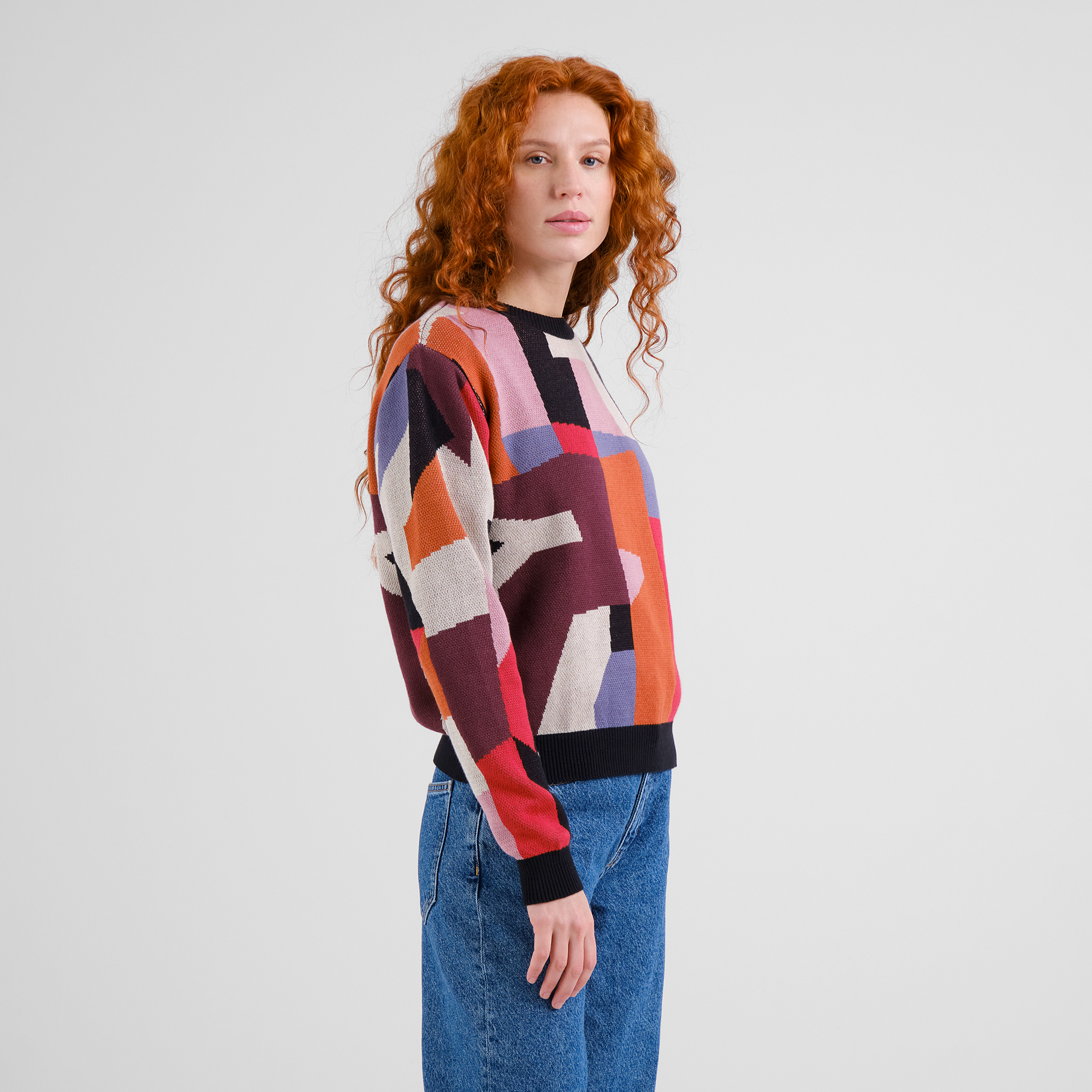 DEDICATED - ABSTRACT CHAOS ARENDAL SWEATER Pullover multi