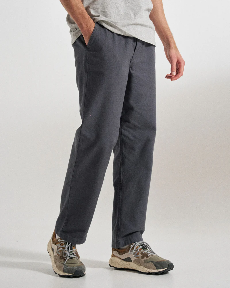 PASSENGER - ADVENTURER ORGANIC ANVAS TROUSERS Hose charcoal