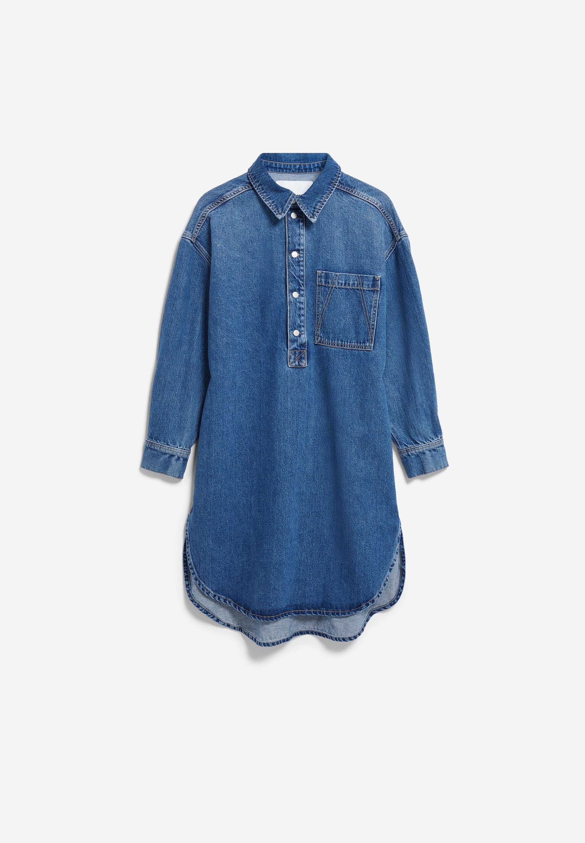 ARMEDANGELS - OVERSIZED DENIM SHIRT DRESS Jeanskleid bay
