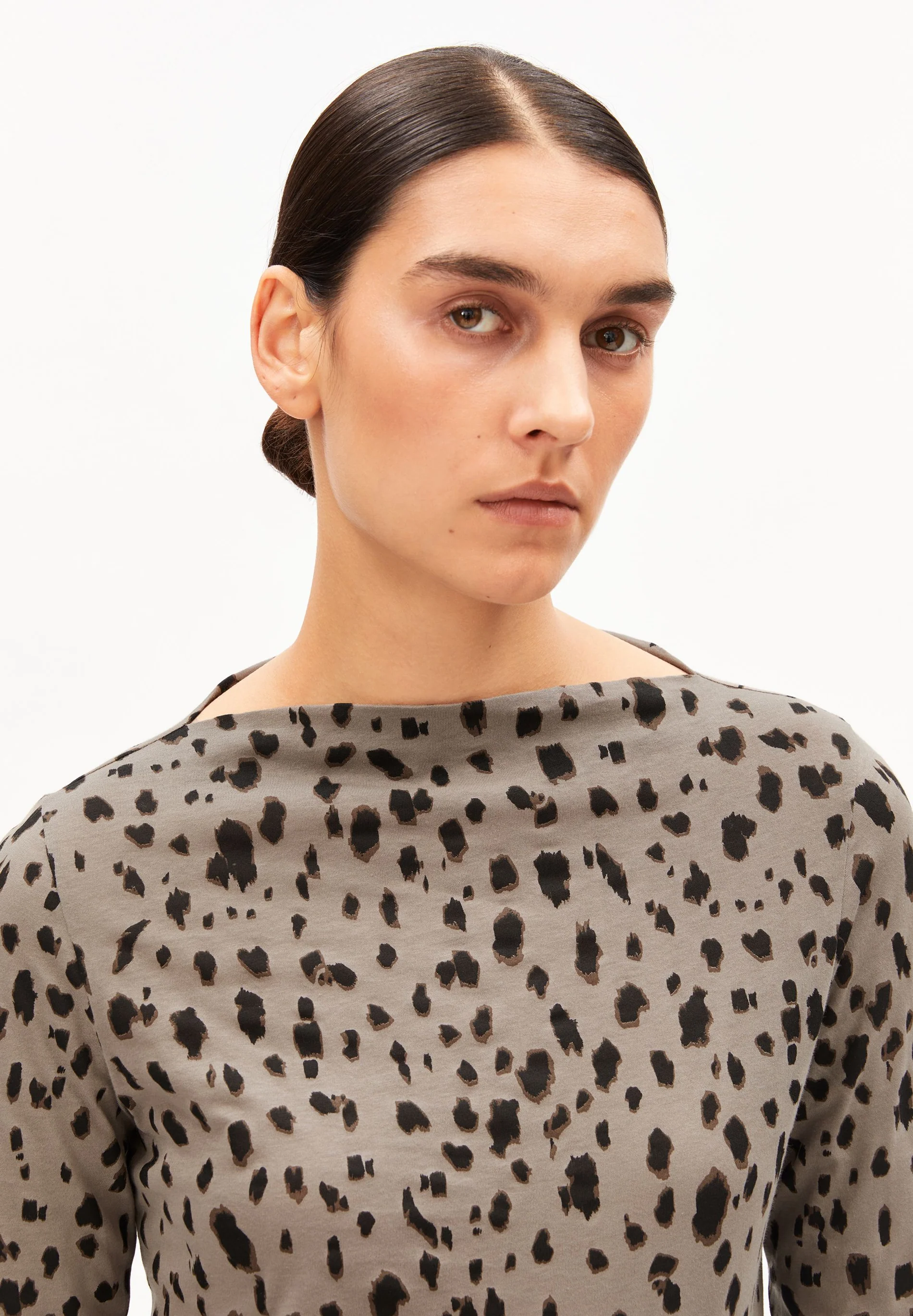 ARMEDANGELS - LEO LONGSLEEVE GOTS Longsleeve walnut cream