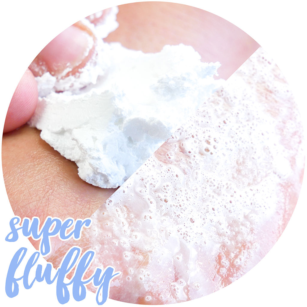 Puremetics - 3in1 Dusch-Fluff 'Mandelmilch'