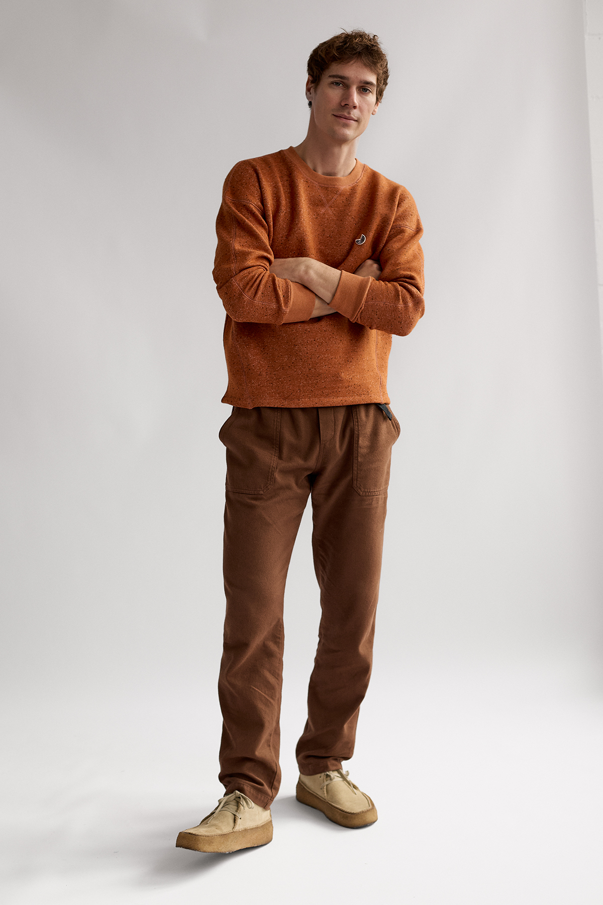 TWOTHIRDS - DUNDRUM Pullover - umber orange