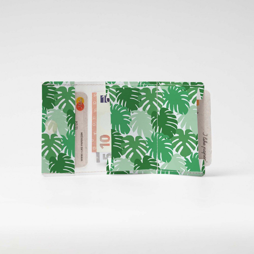 I LIKE PAPER - GREEN JUNGLE Tyvek® Faltgeldbörse - mehrfarbig