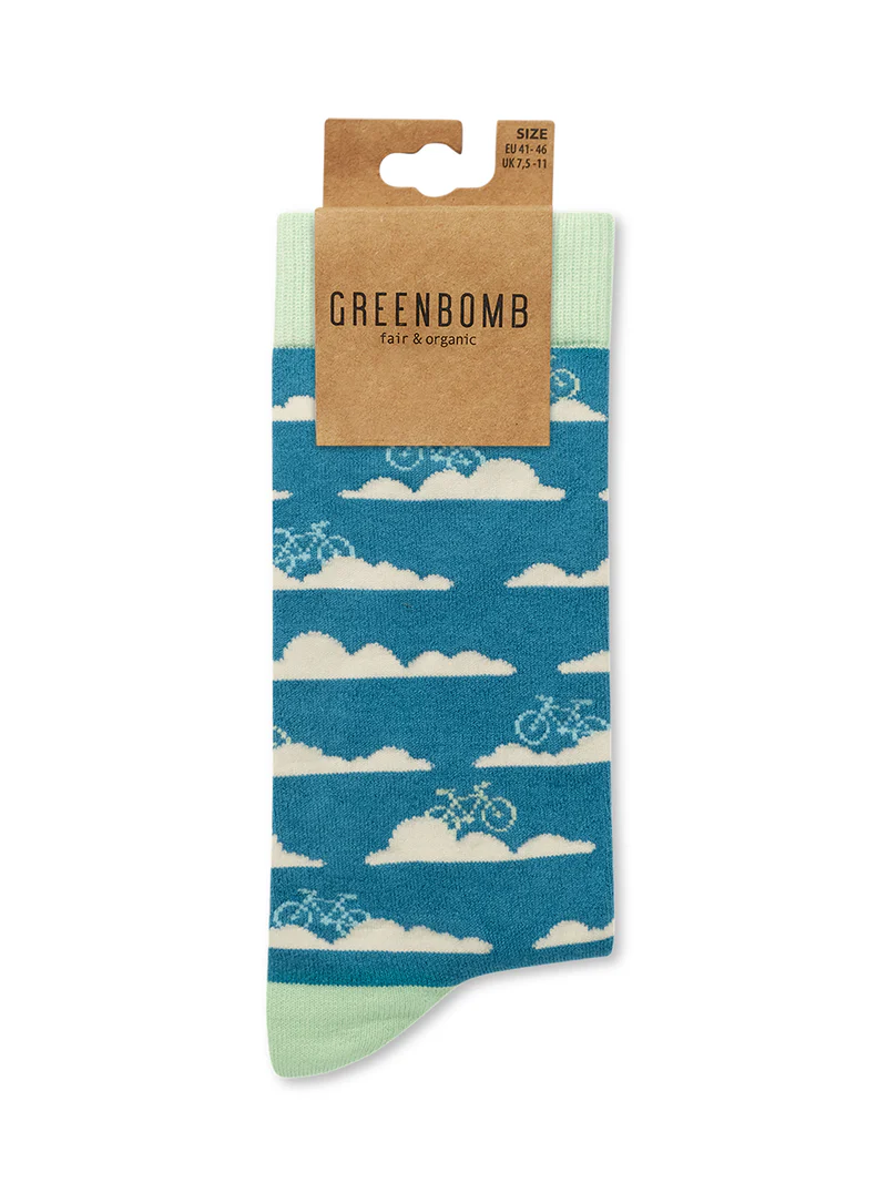 GREENBOMB - CLOUDS Socken mix 37 - 40