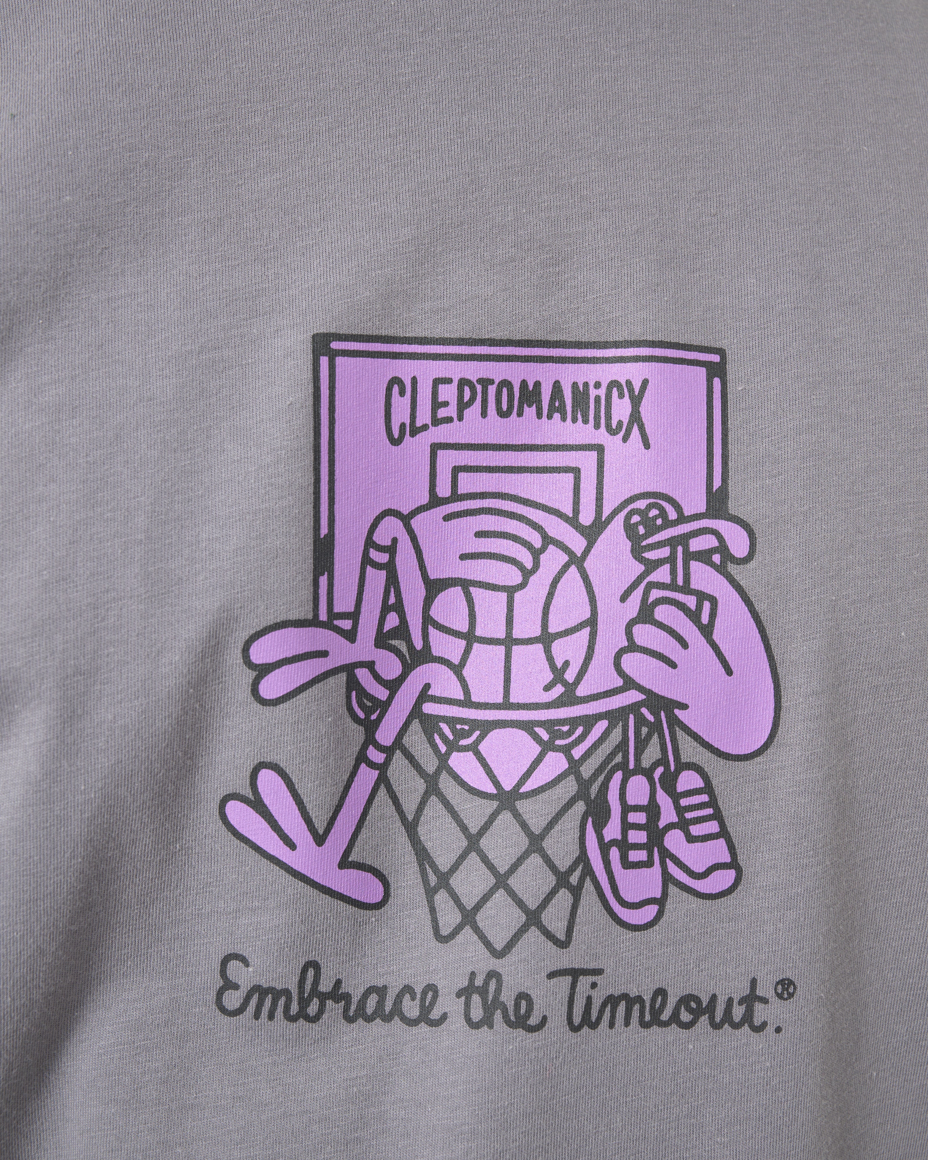 CLEPTOMANICX - EMBRACE BASKET CLASSIC TEE COLLECTION Shirt lava smokeCLEPTOMANICX - EMBRACE BASKET CLASSIC TEE COLLECTION Shirt lava smoke