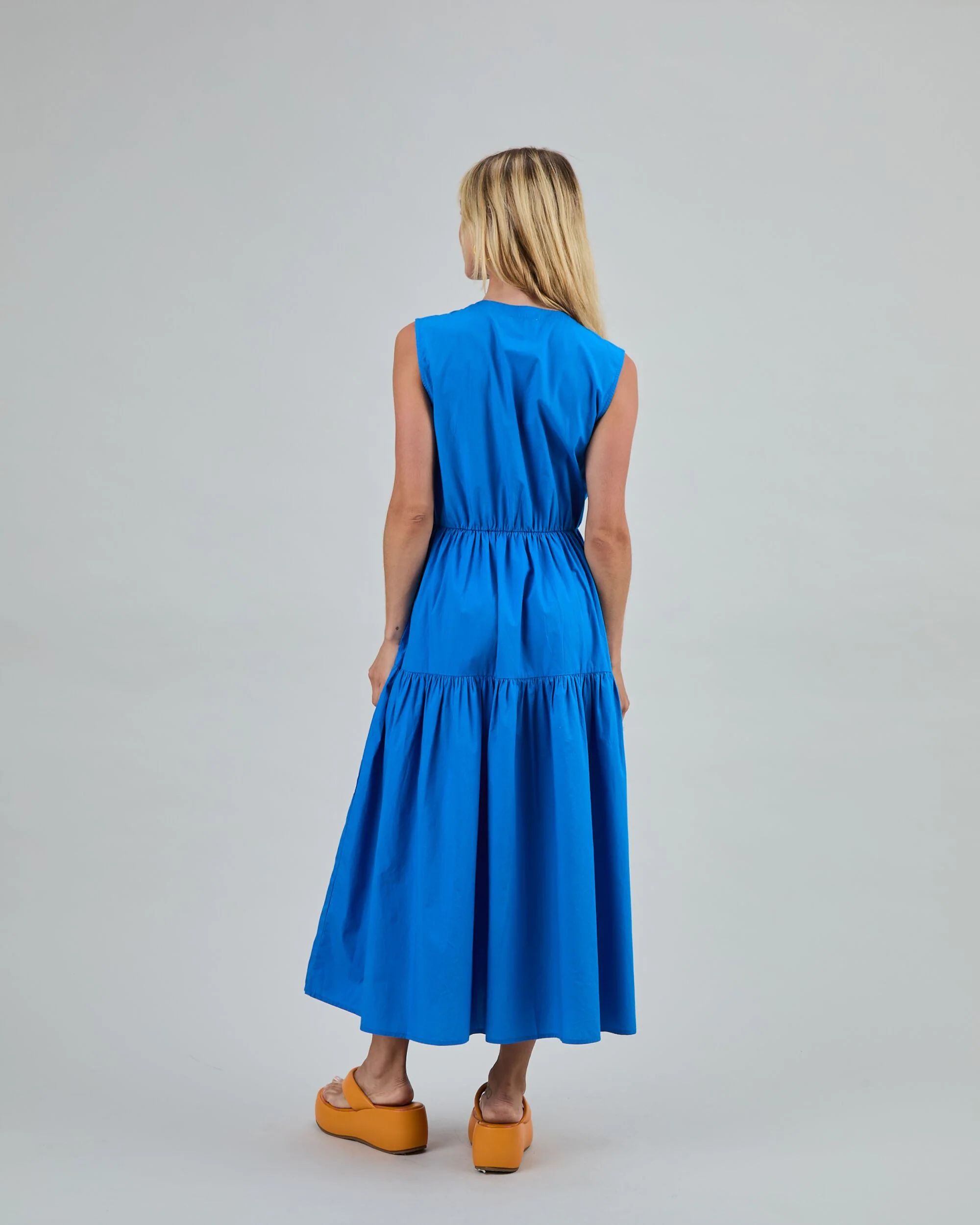 BRAVA FABRICS - BRILLIANT CHEMISE LAYERS DRESS Kleid blue