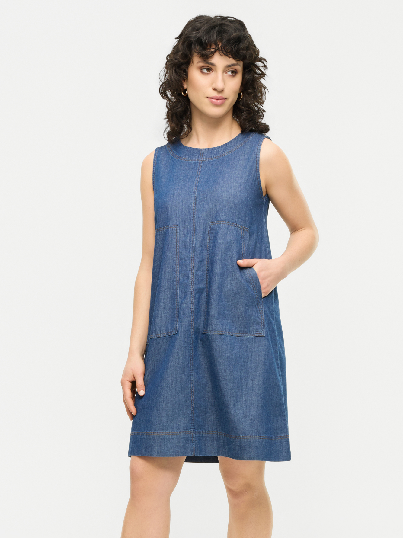 MADEMOISELLE YEYE - GA GOO GOTS Dress Kleid rinse blue
