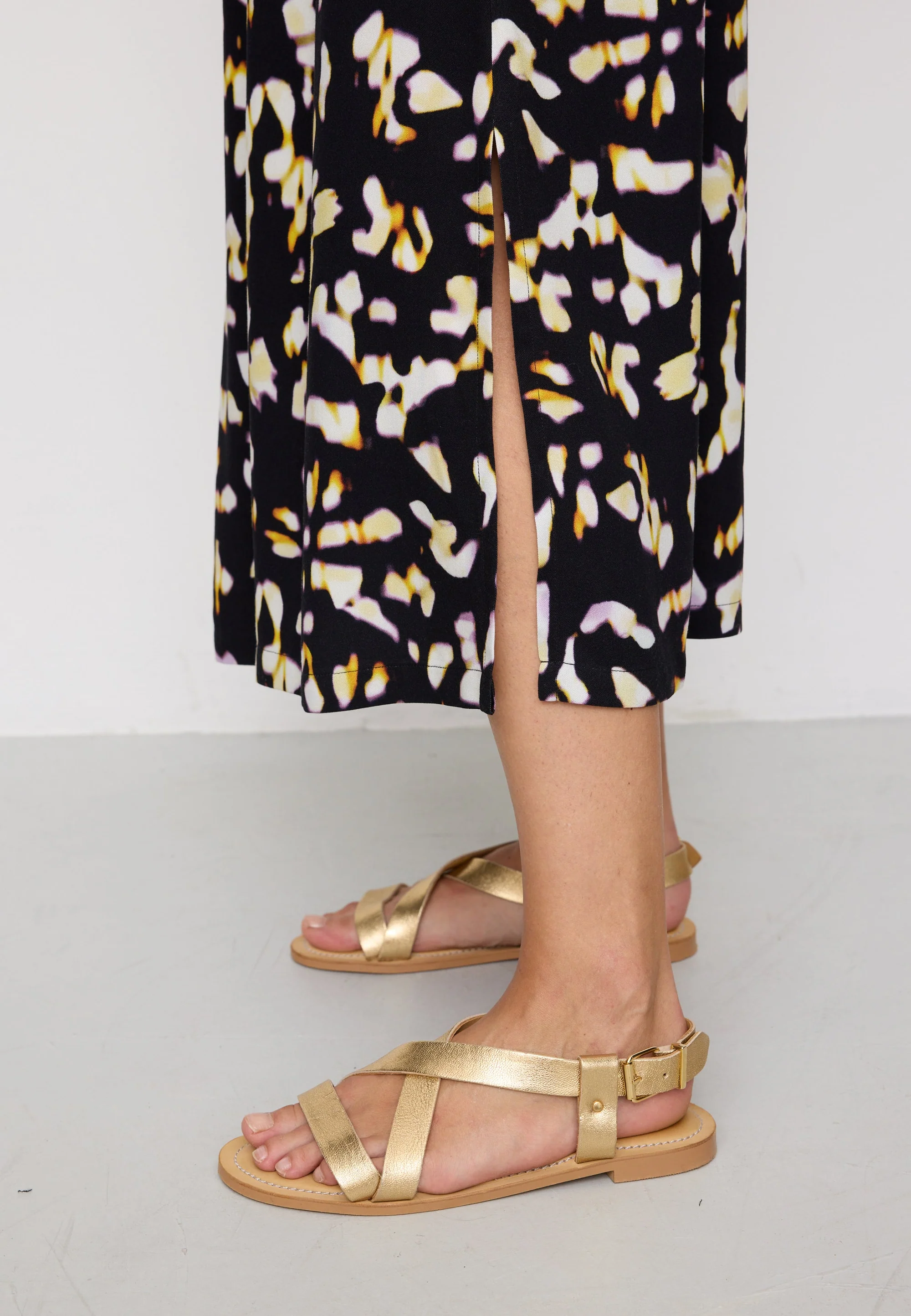 RECOLUTION - HOLLY BLURRY SKIRT Ecovero Rock black