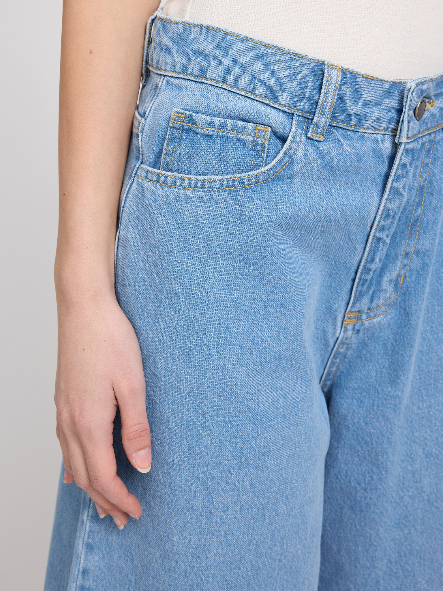 MAZINE - CANDY DENIM BERMUDA SHORTS Hose light blue wash