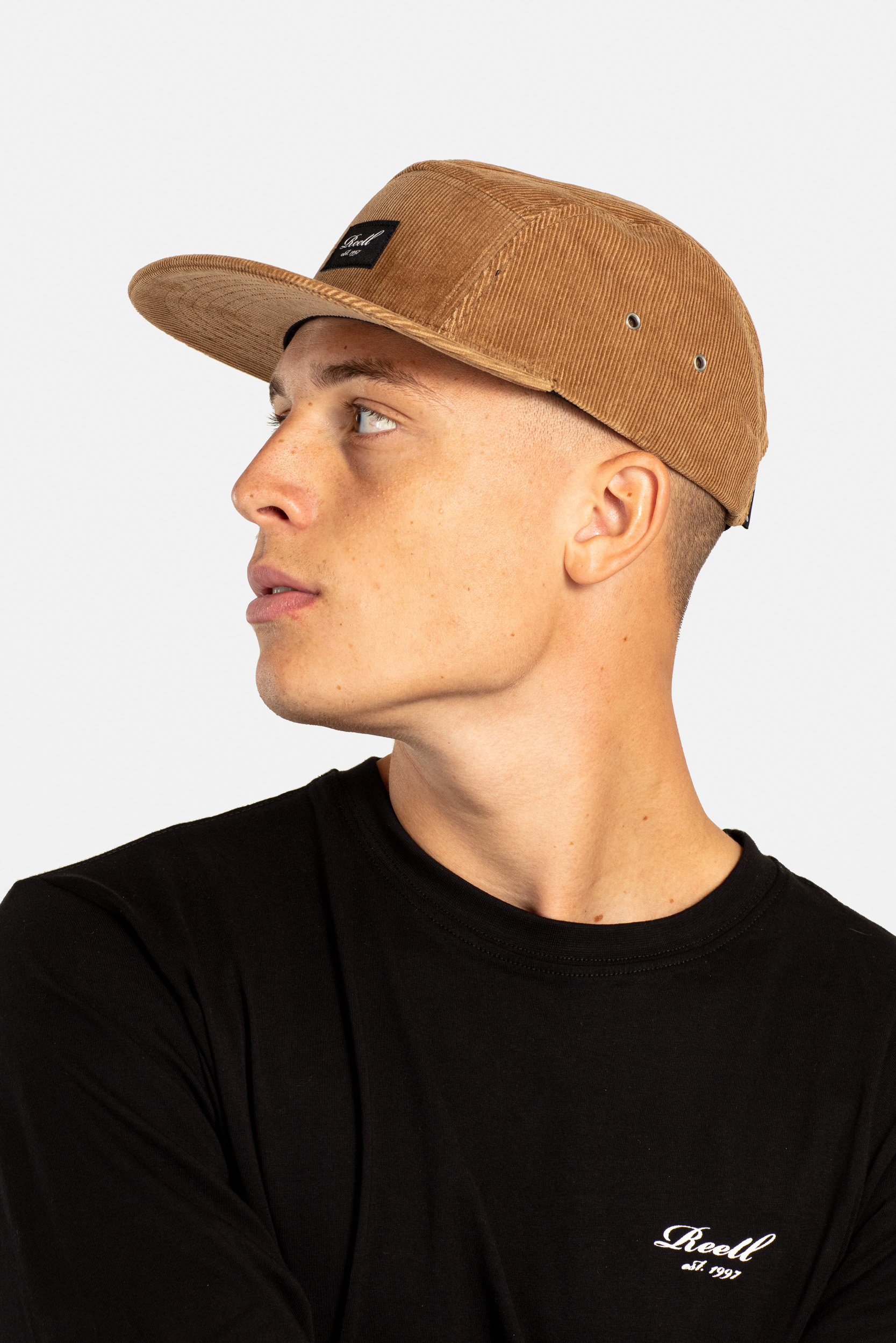 REELL - 5-PANEL Cap brown cord