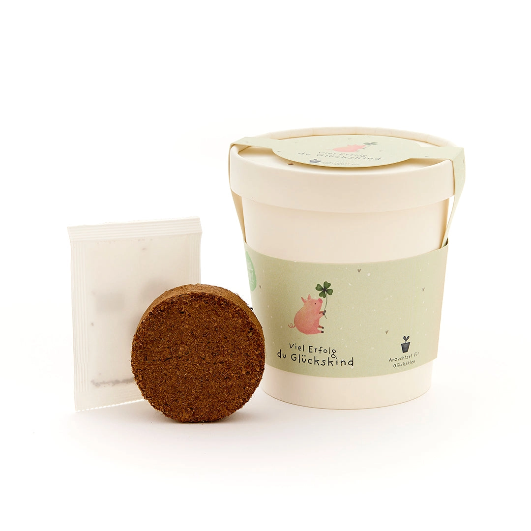 STADTGÄRTNER - GLÜCKSKIND BECHER AnzuchtsetSTADTGÄRTNER - GLÜCKSKIND BECHER Anzuchtset
