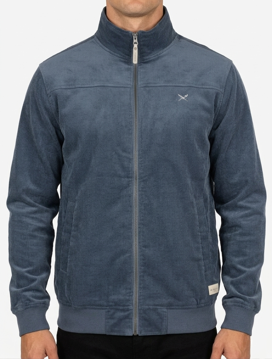 IRIE DAILY - GSE CORD JACKET Kord Jacke bluegrey