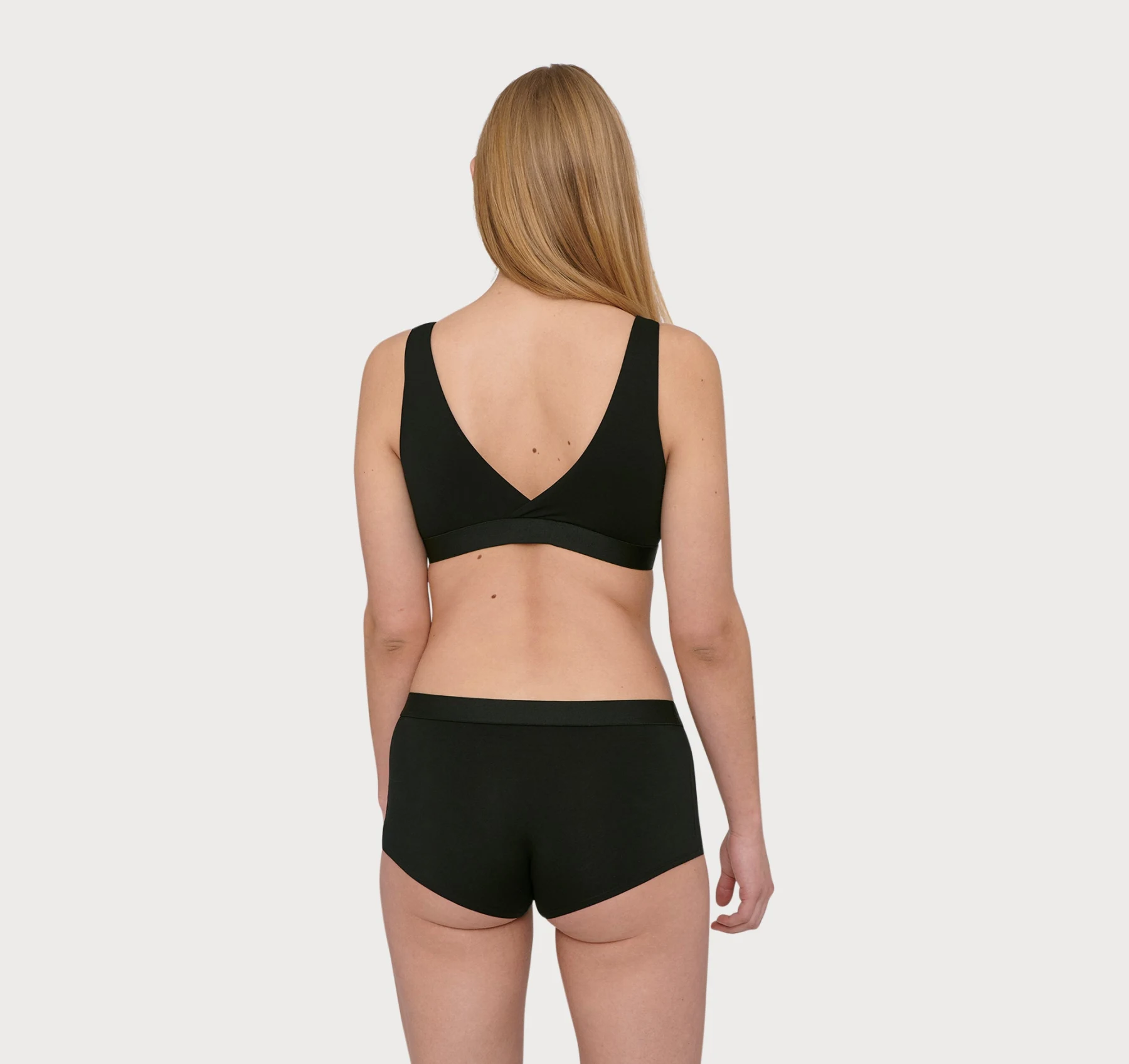 ORGANIC BASICS - SOFT TOUCH Basic Bralette - black