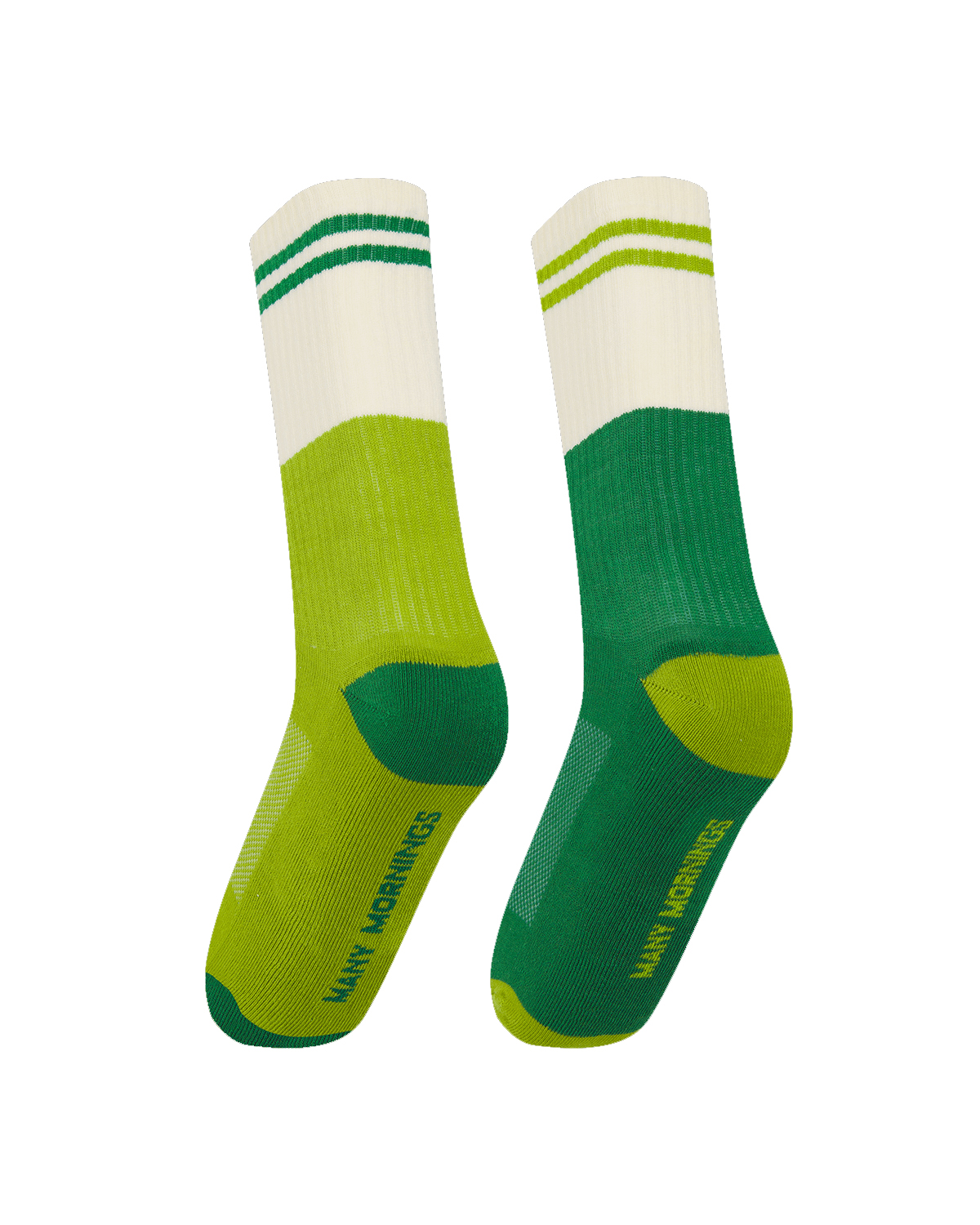 MANYMORNINGS - GREEN GROOVE Motivsocken 36 - 46