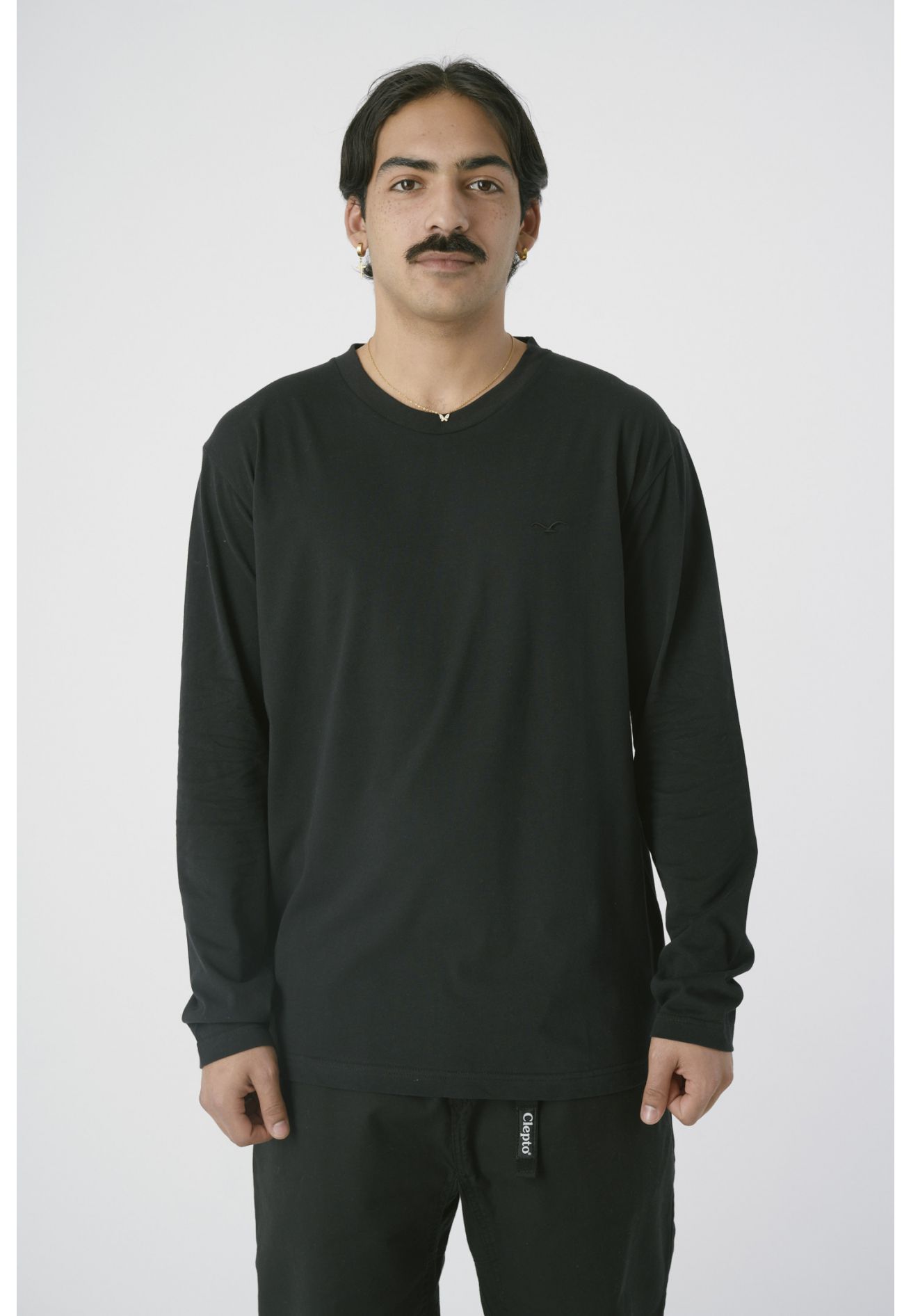 CLEPTOMANICX - LIGULL Longsleeve black