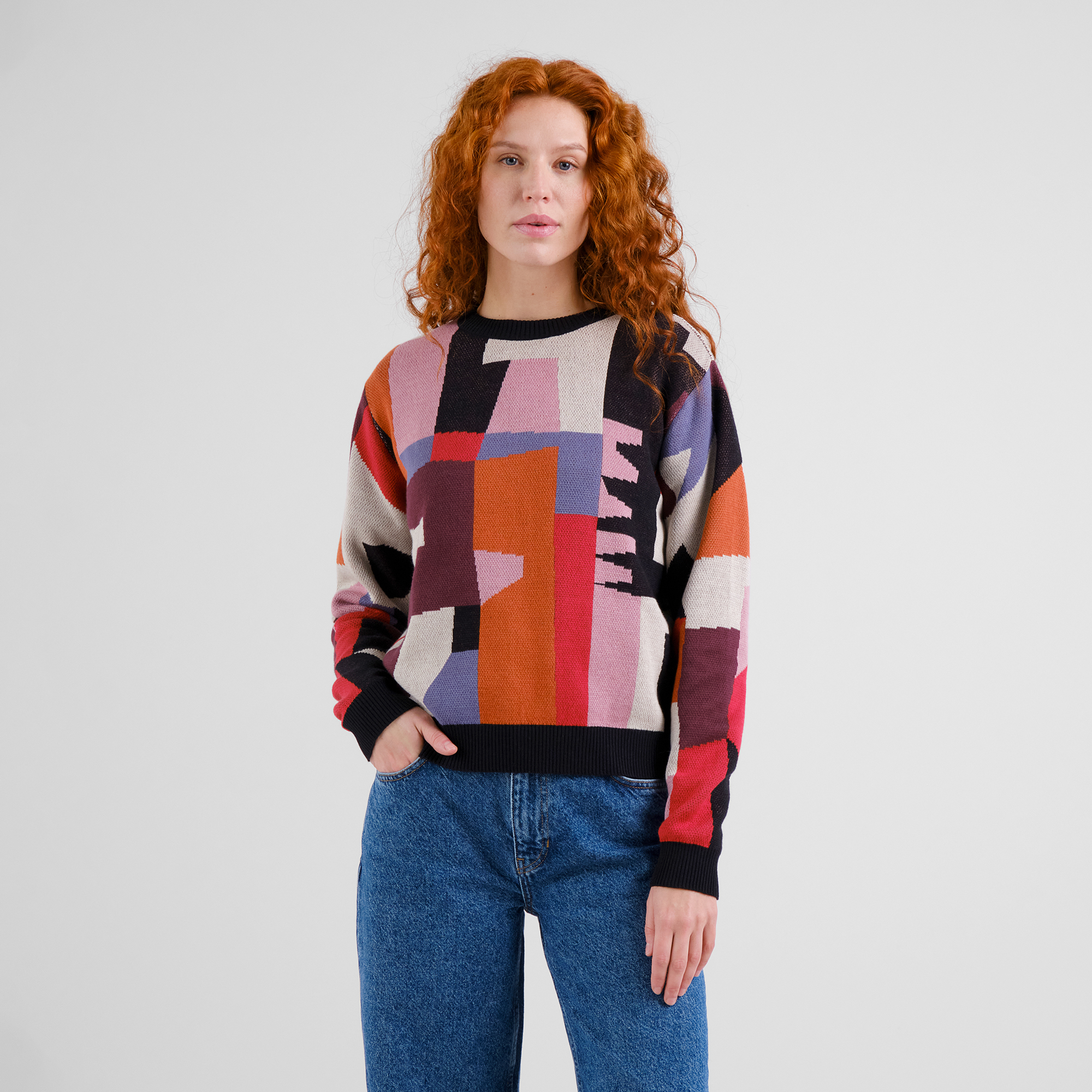 DEDICATED - ABSTRACT CHAOS ARENDAL SWEATER Pullover multi