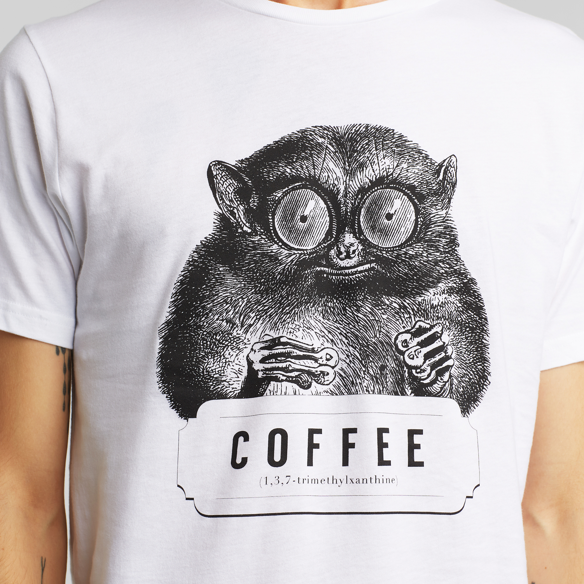 DEDICATED - CAFFEINE KICK STOCKHOLM T-Shirt white
