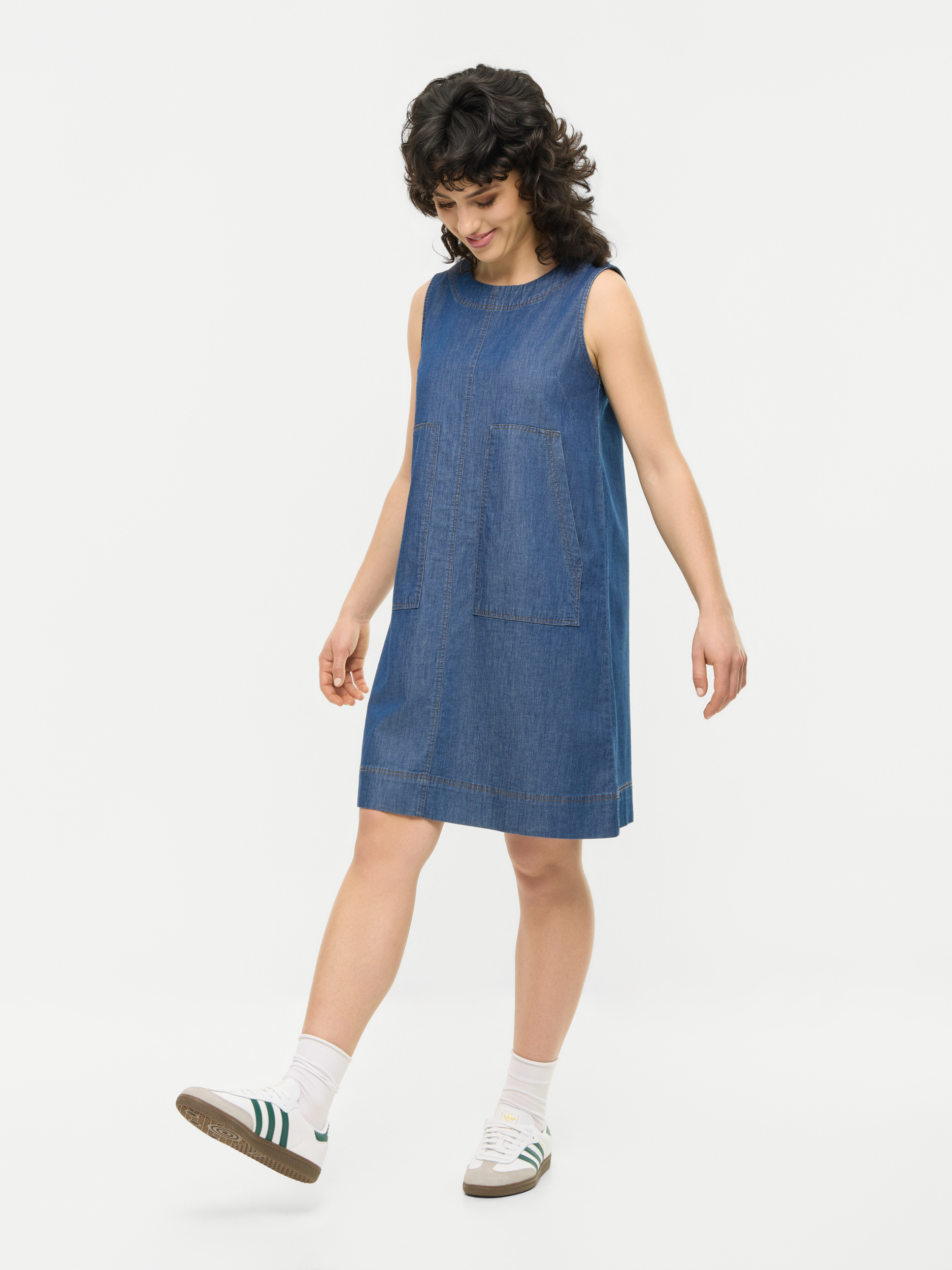MADEMOISELLE YEYE - GA GOO GOTS Dress Kleid rinse blue