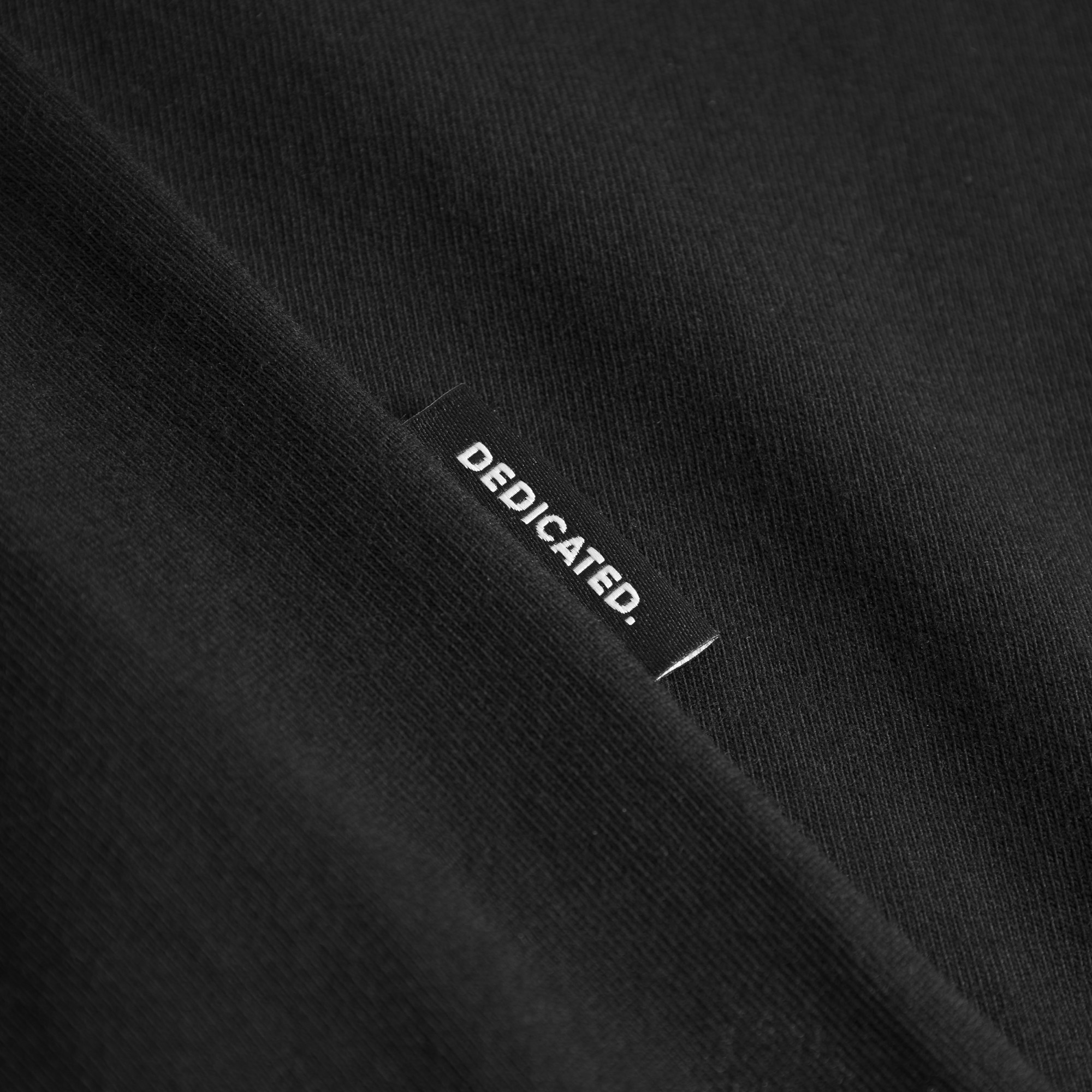 DEDICATED - CUT OUT MOUNTAIN STOCKHOLM T-Shirt black