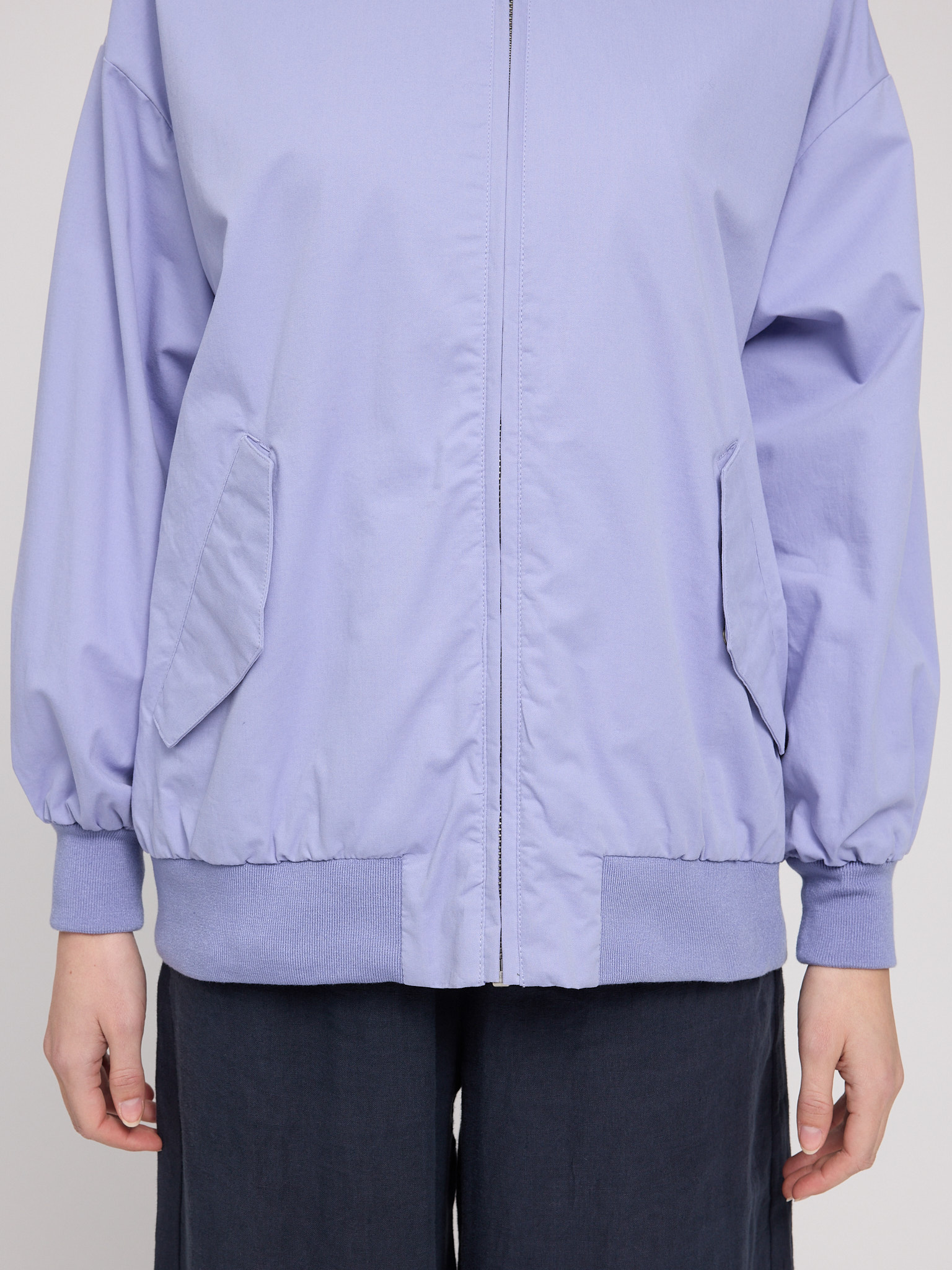 MAZINE - LILA LOOSE FIT COTTON BOMBER Jacke cornflower