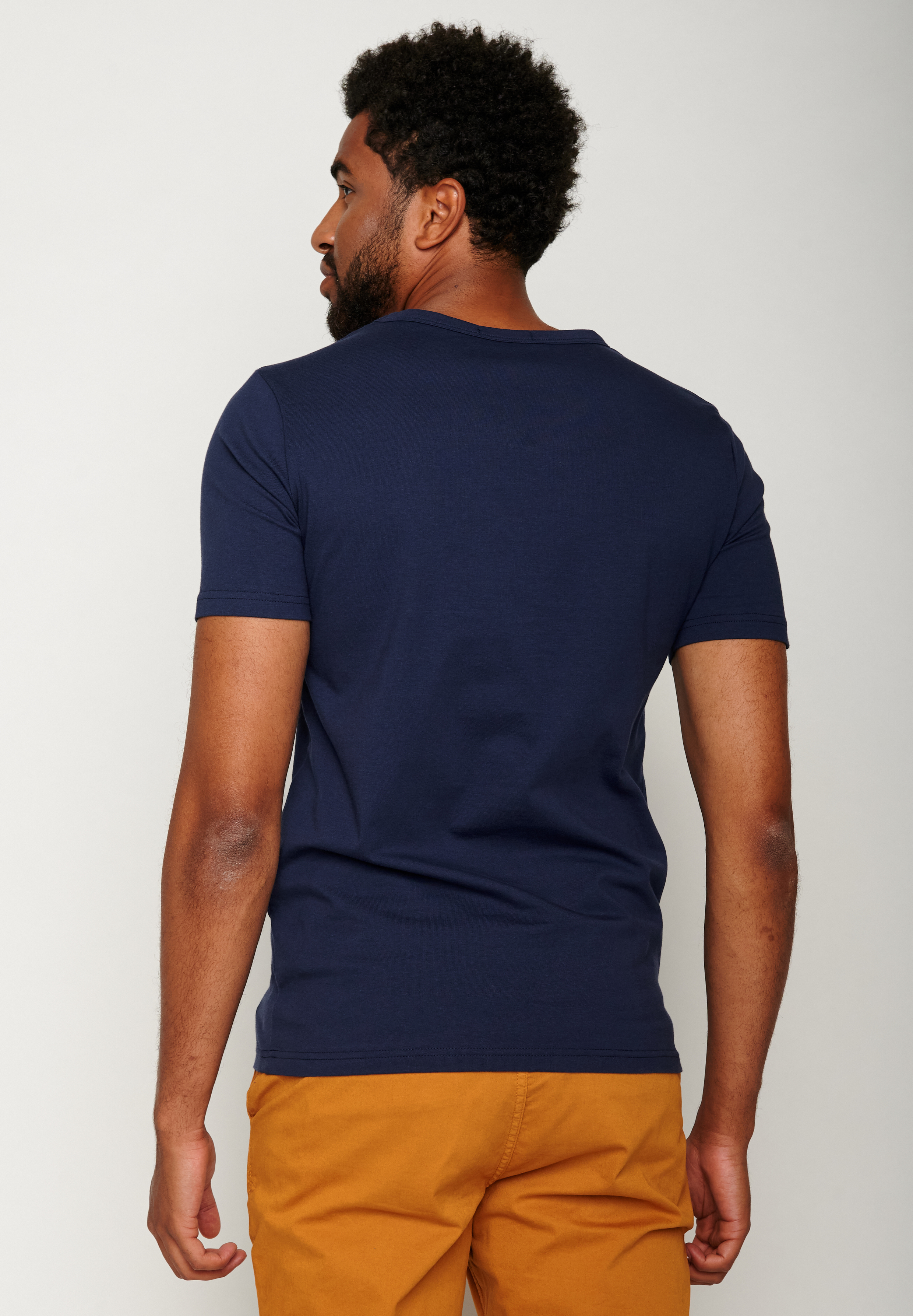 GREENBOMB - BIKE DOWNHILL Peak T-Shirt navy