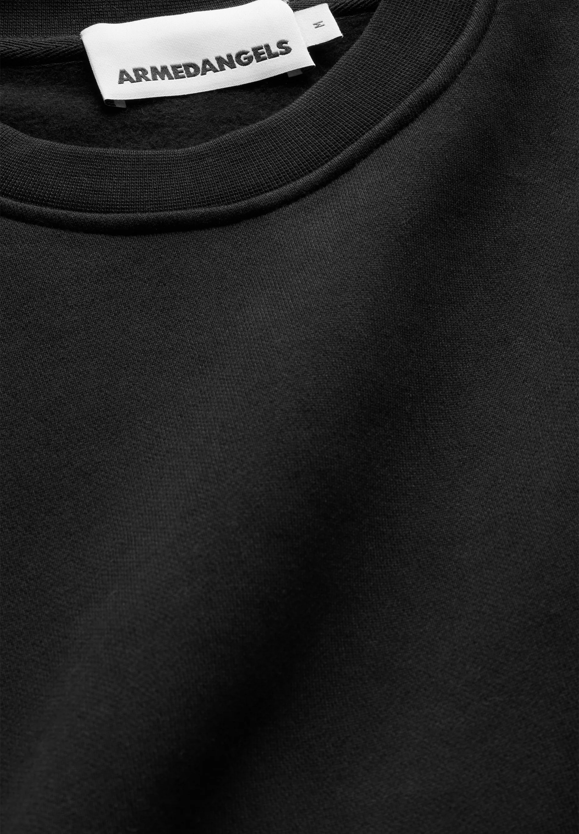 ARMEDANGELS - BAARO FLEECE Sweatshirt black
