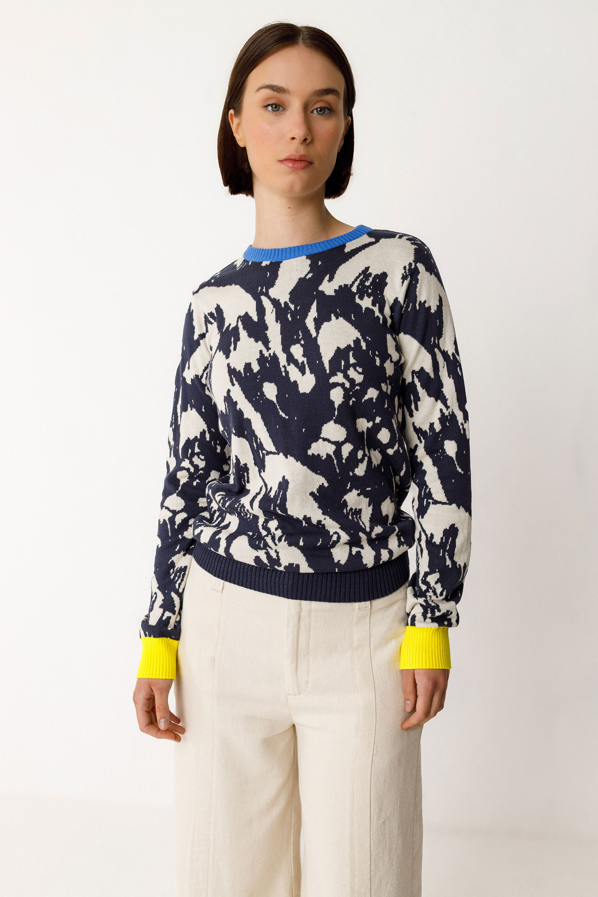 IRADI GOTS Pullover B9 multi