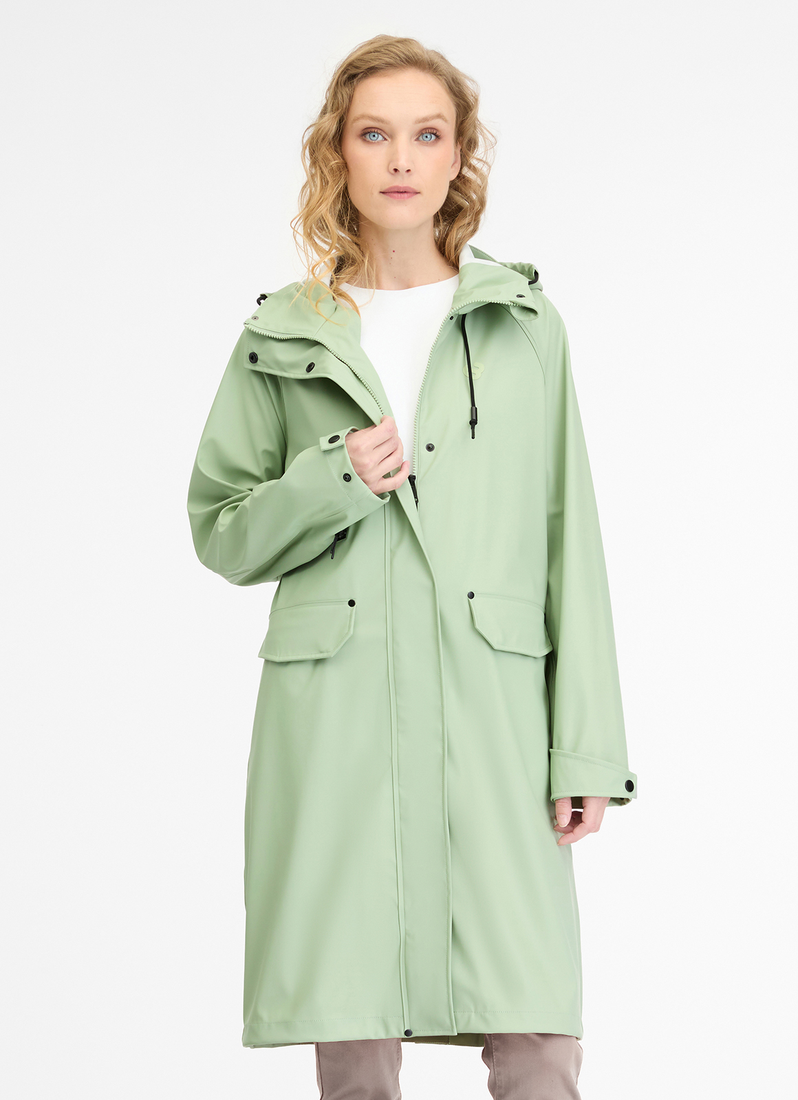 RAGWEAR - PEARSTY RAINY JACKET Regenjacke dusty green