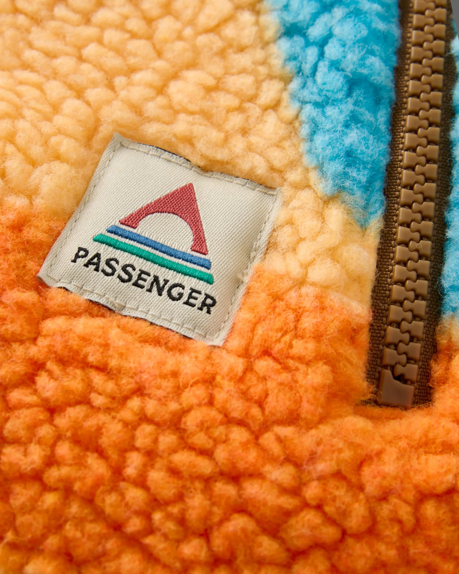 PASSENGER - FAIRBANKS Full zip Sherpa Flece - Fleecejacke mountain sunset
