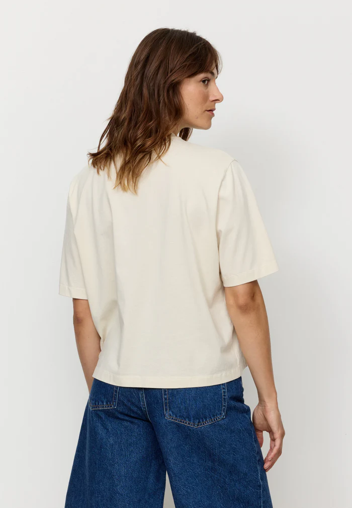 RECOLUTION - AZOLLA TOGETHER GOTS Shirt arctic white