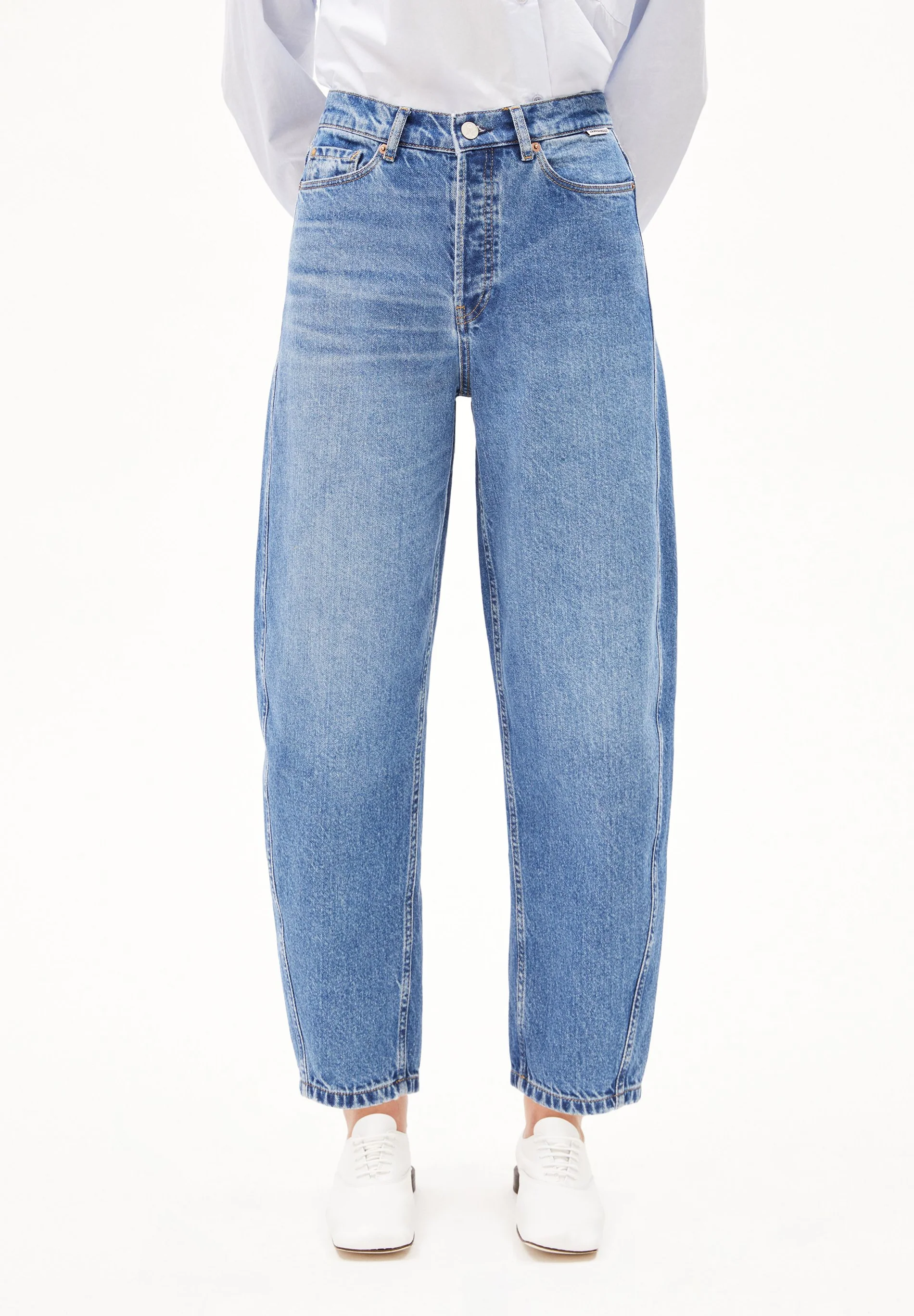 ARMEDANGELS - BAARLY HIGH WAIST Barrel Jeans crunchy