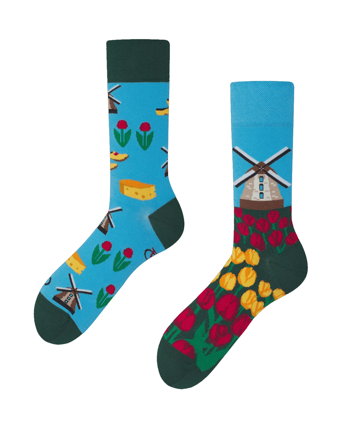 MANYMORNINGS - DUTCH TULIP Motivsocken 35 - 46