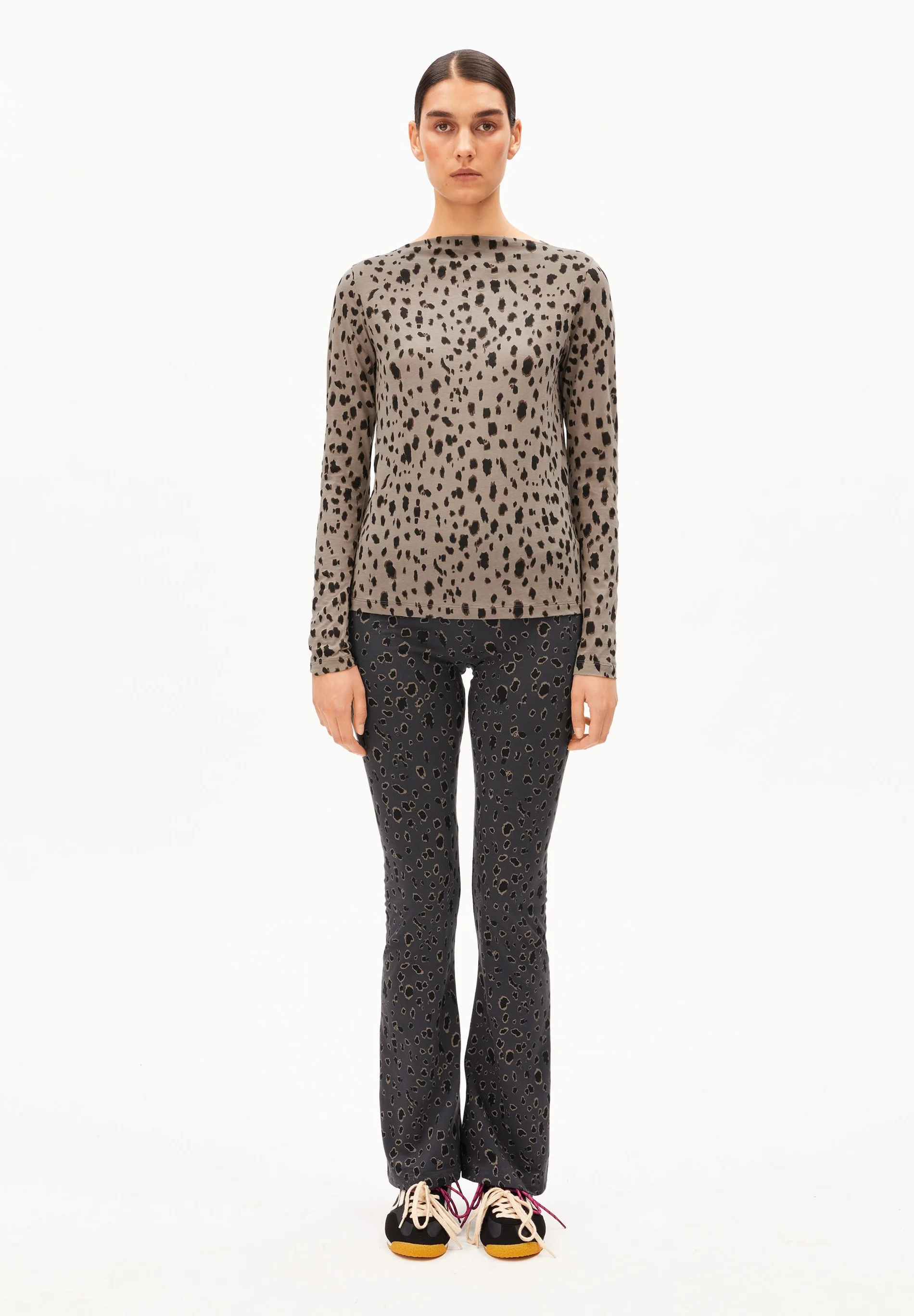 ARMEDANGELS - LEO LONGSLEEVE GOTS Longsleeve walnut cream