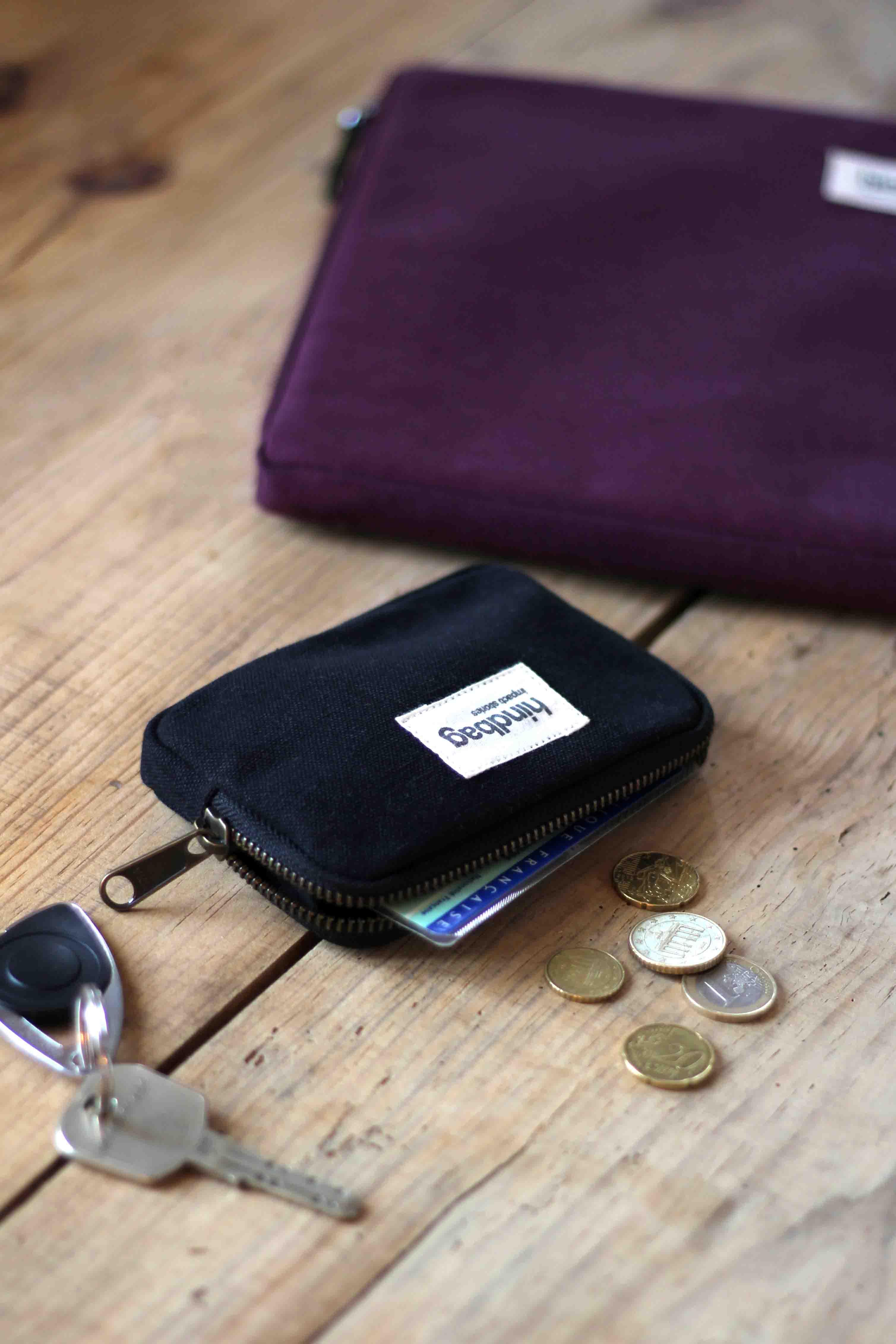 HINDBAG - LILI Geldbörse - black