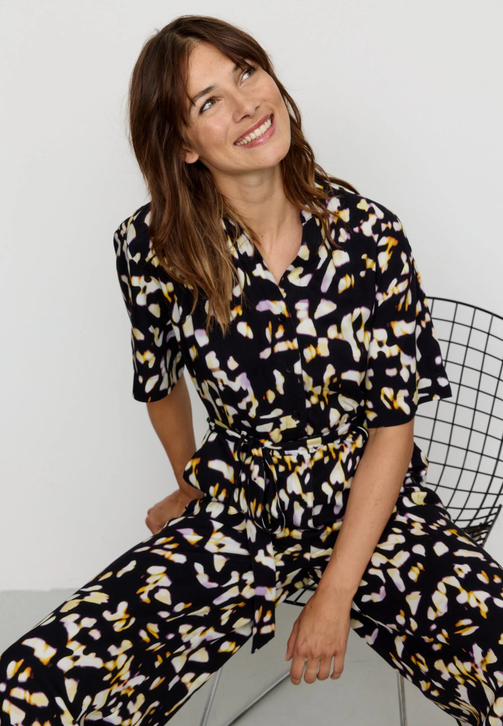 RECOLUTION - CASSIA BLURRY JUMPSUIT Overall black