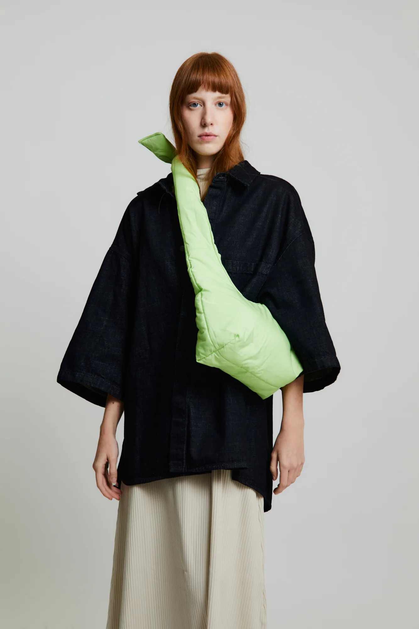 LEFRIK - BIWA Puffy Mini Tasche - lime