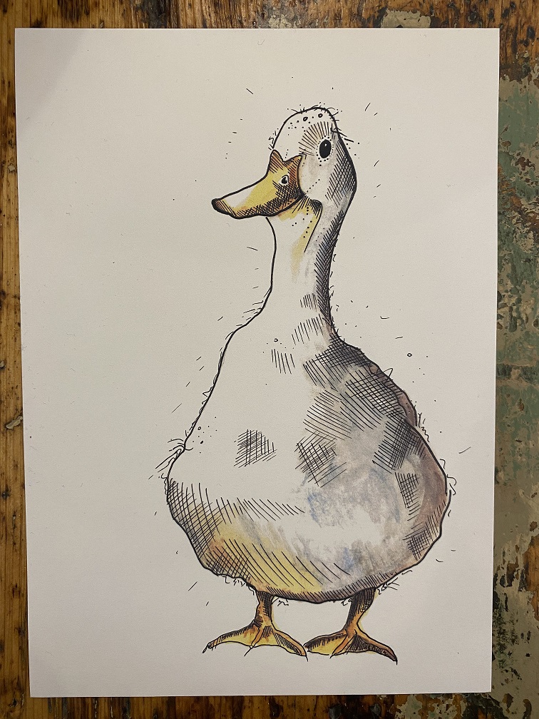 GANS Auguste Kunstdruck A5