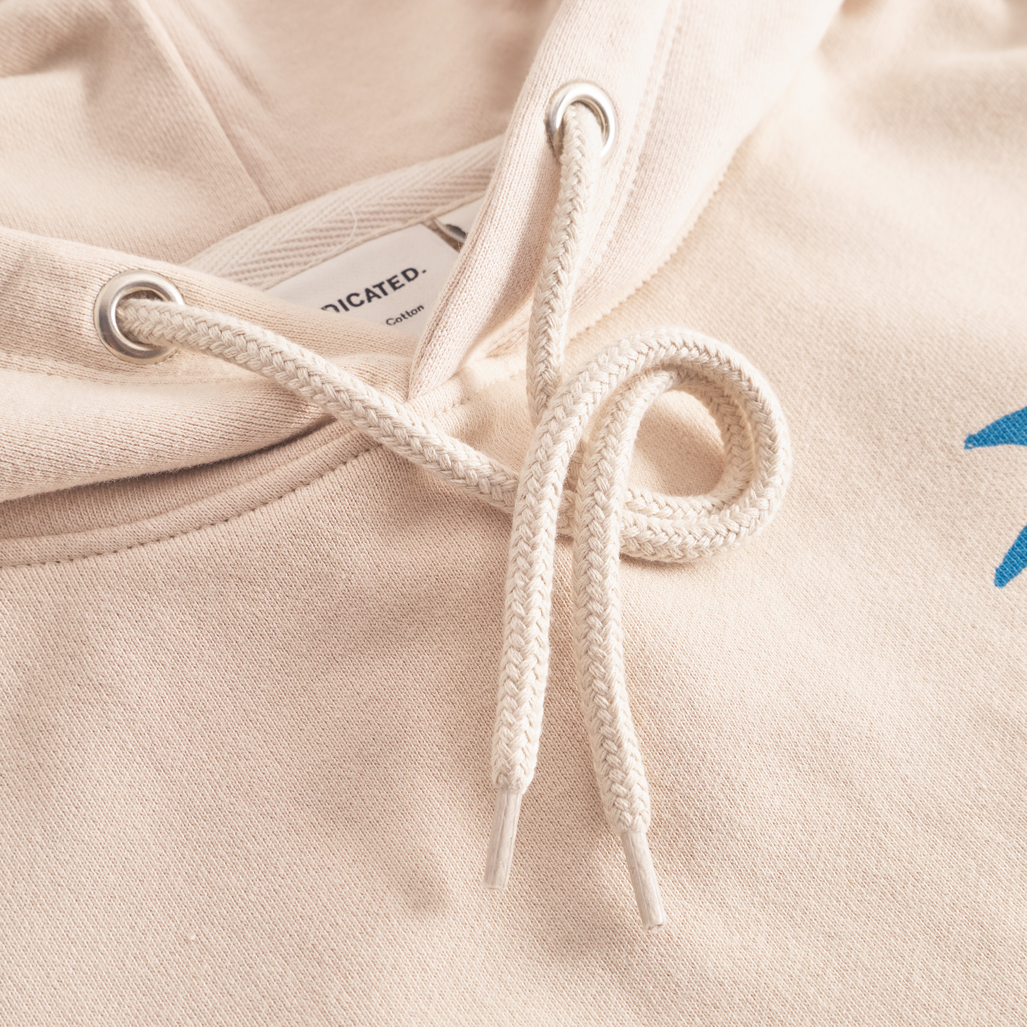 DEDICATED - BEACH COLLAGE HOODIE FALUN Kapuzenpullover - oat white