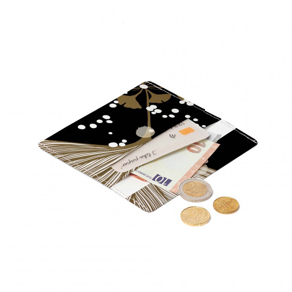 I LIKE PAPER - GINKO Tyvek® Mini Geldbörse - schwarz