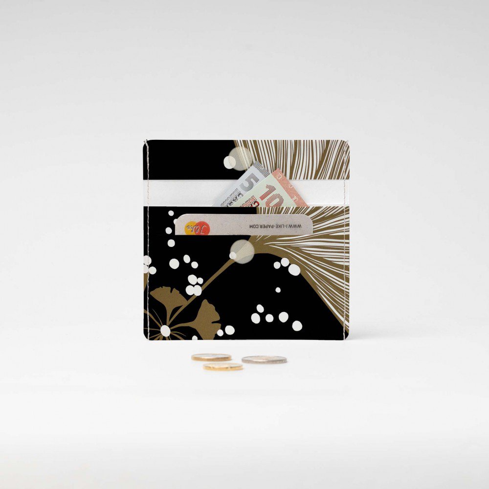 I LIKE PAPER - GINKO Tyvek® Mini Geldbörse - schwarz