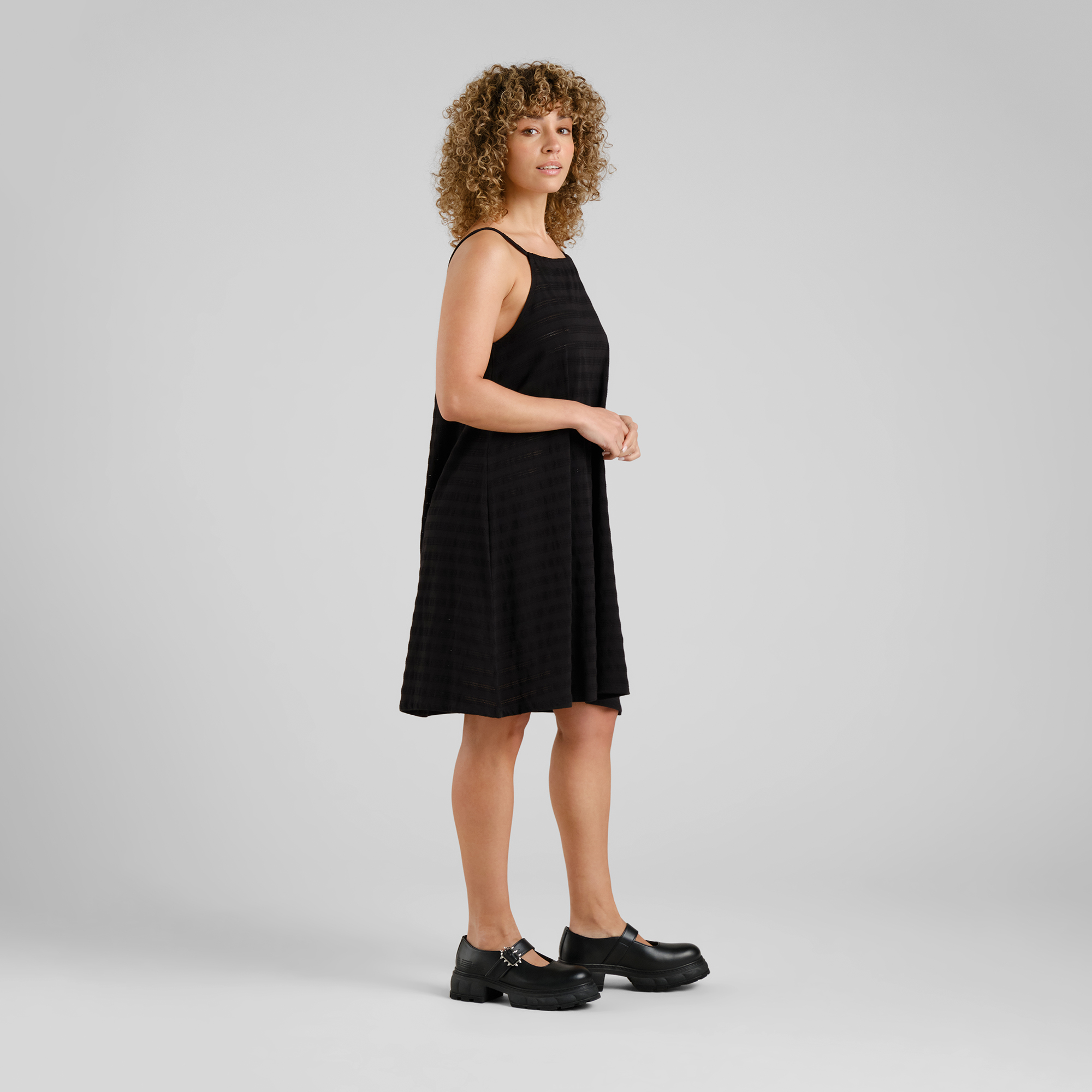 DEDICATED - NYKVARN LACE DRESS Kleid black