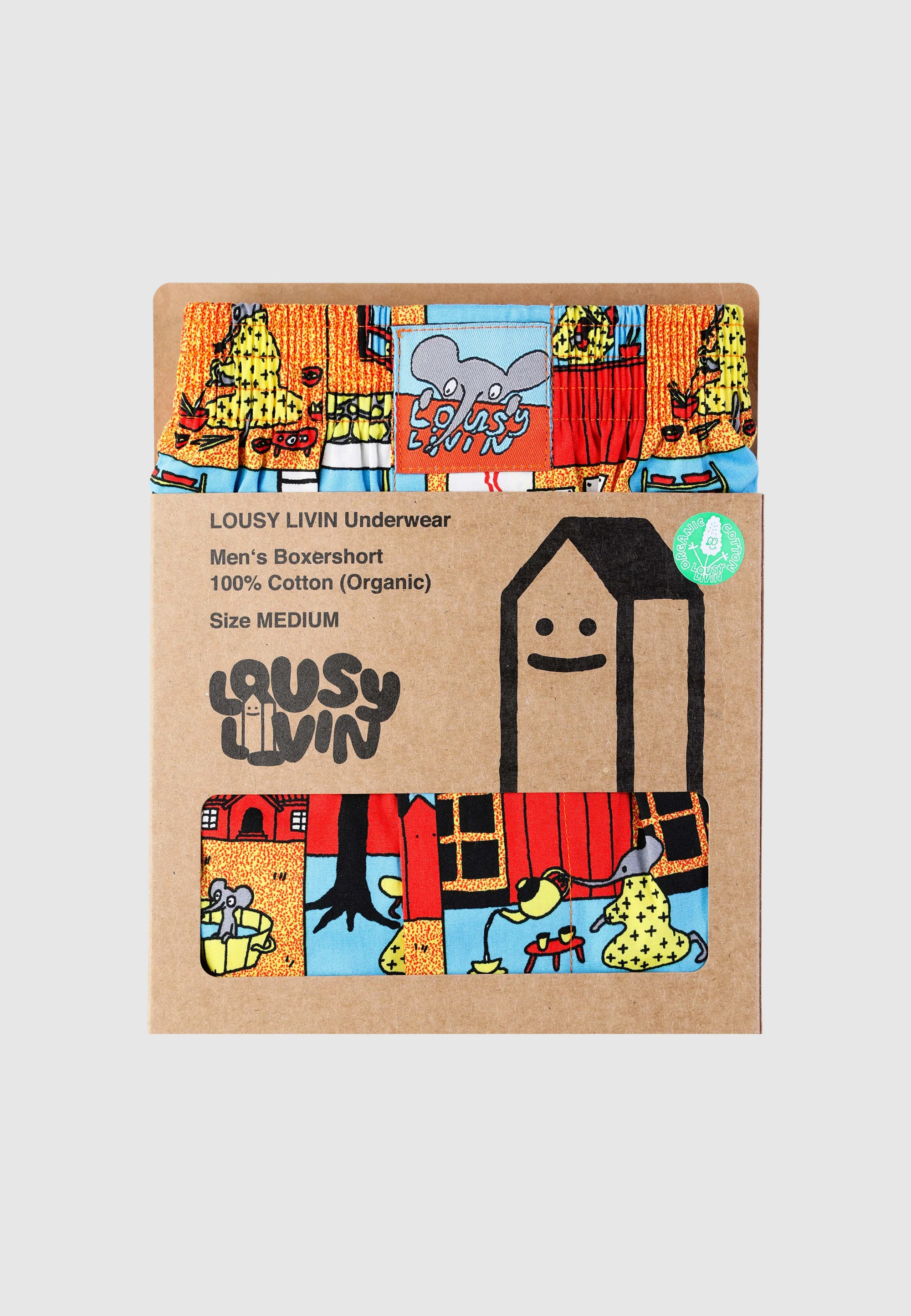 LOUSY LIVIN -  HAIKU Boxershorts blazing