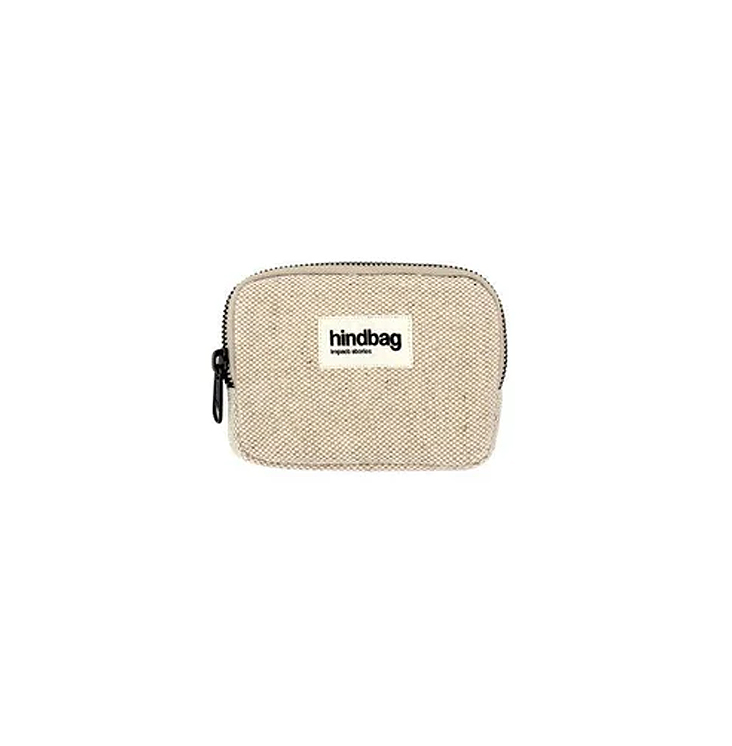 HINDBAG - LILI Geldbörse - nature jute